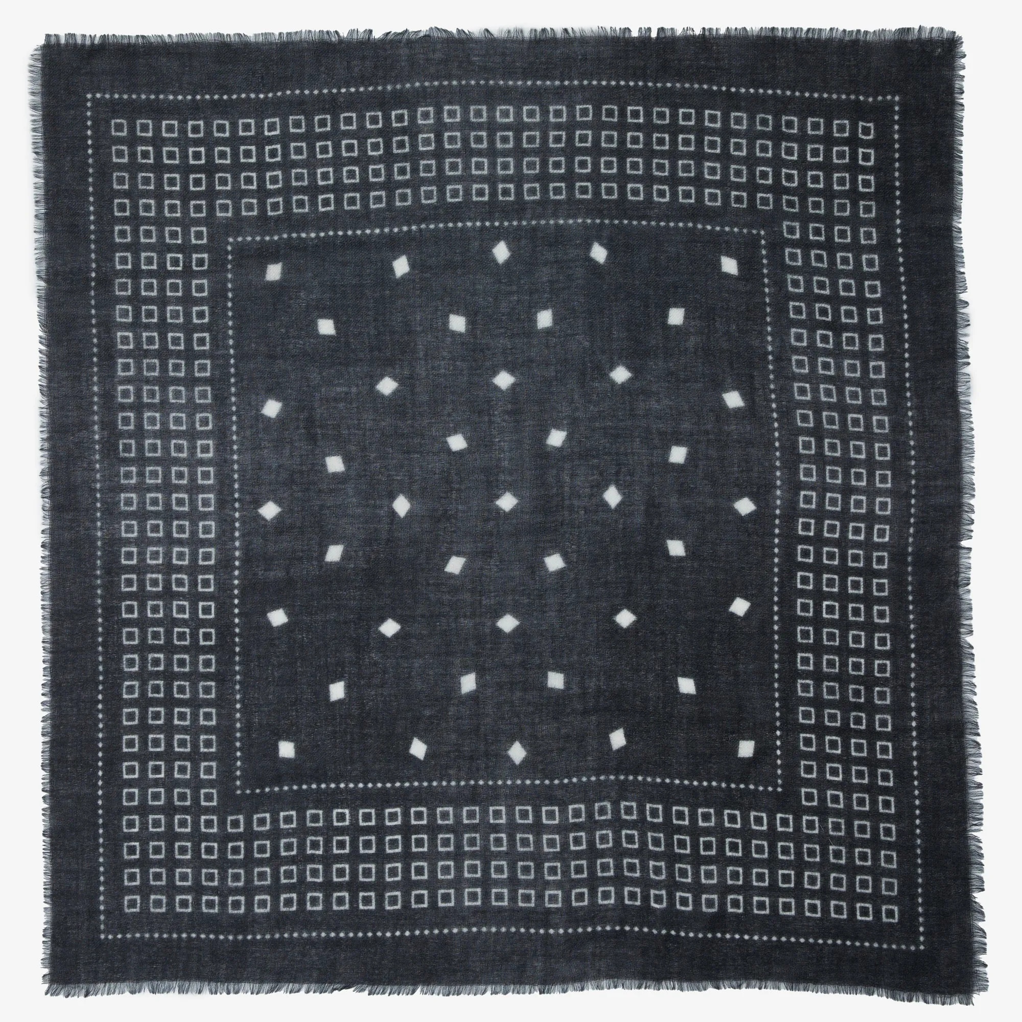 Brooks Cashmere Bandana in Black sold by Wyeth