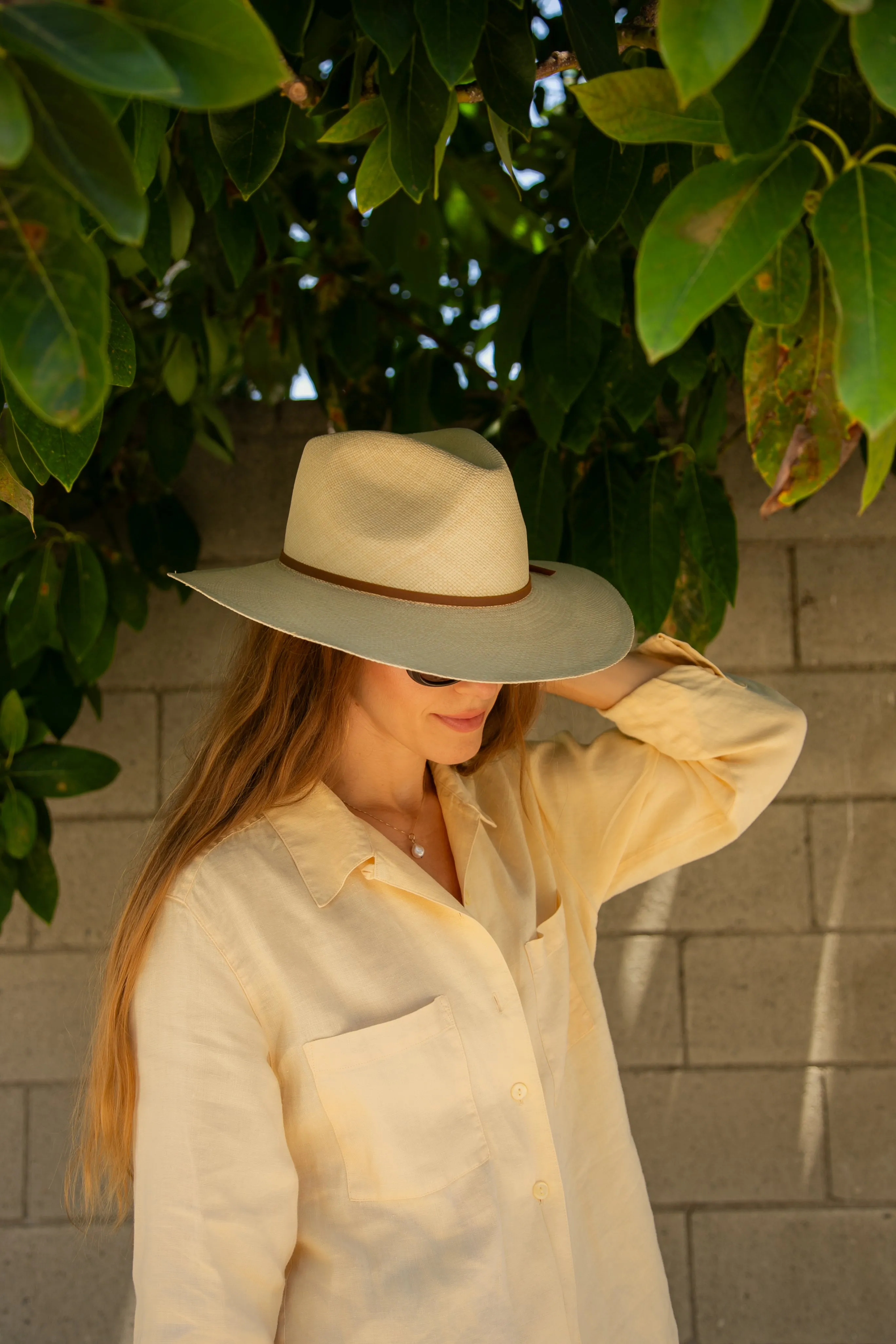 Samba Ecuadorian Sun Hat in Natural sold by Wyeth product image thumbnail 3