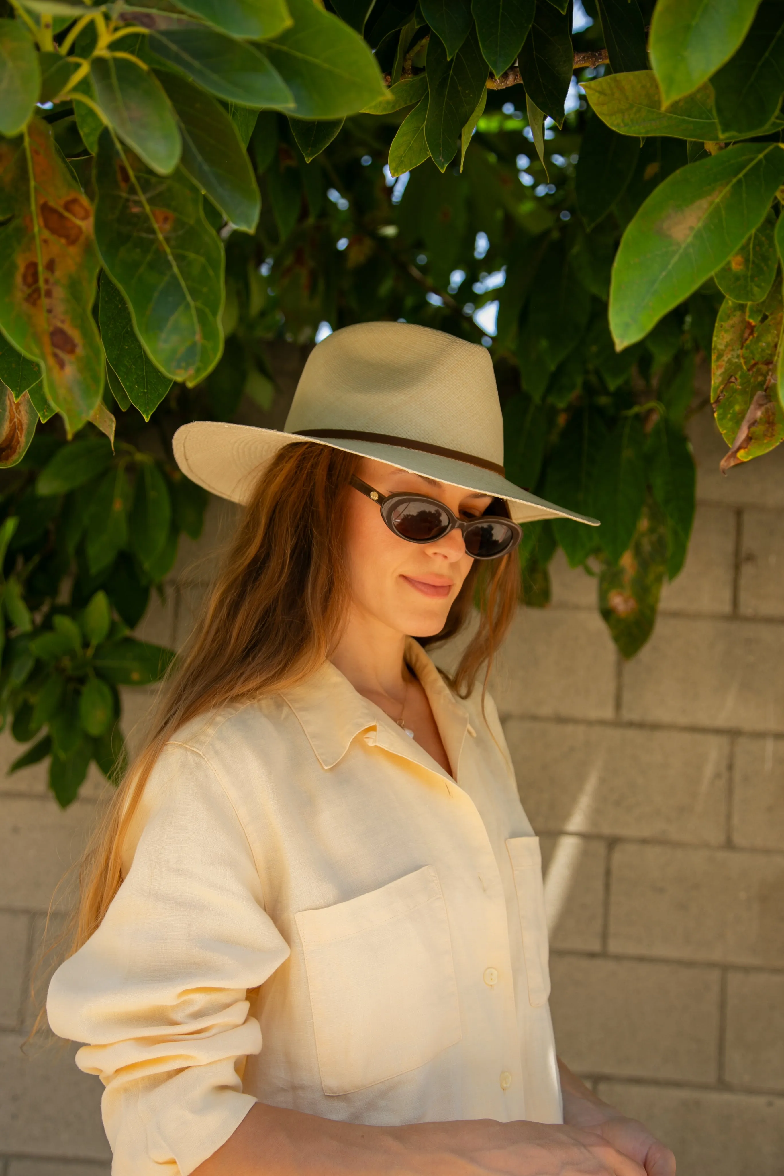 Samba Ecuadorian Sun Hat in Natural sold by Wyeth product image thumbnail 2