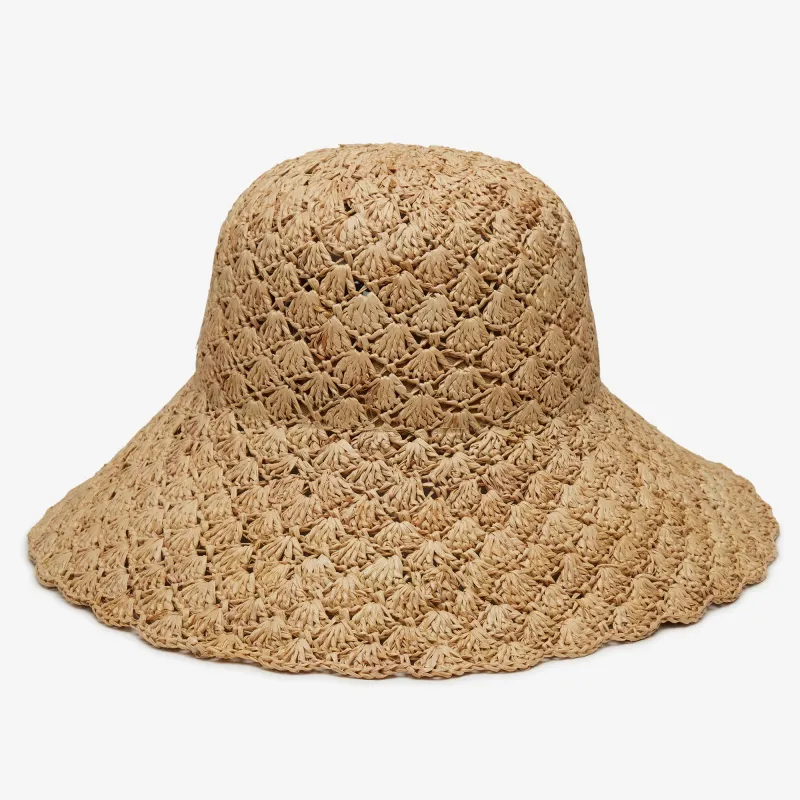 Esme Raffia Bucket in Natural sold by Wyeth