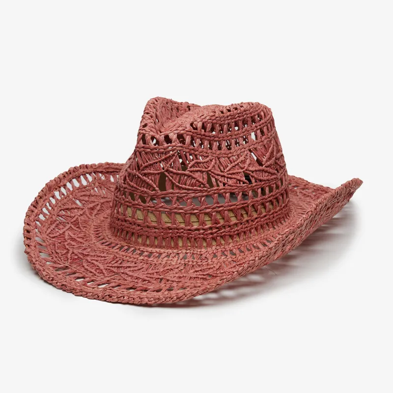 Rocky Raffia Straw in Wine made by Wyeth