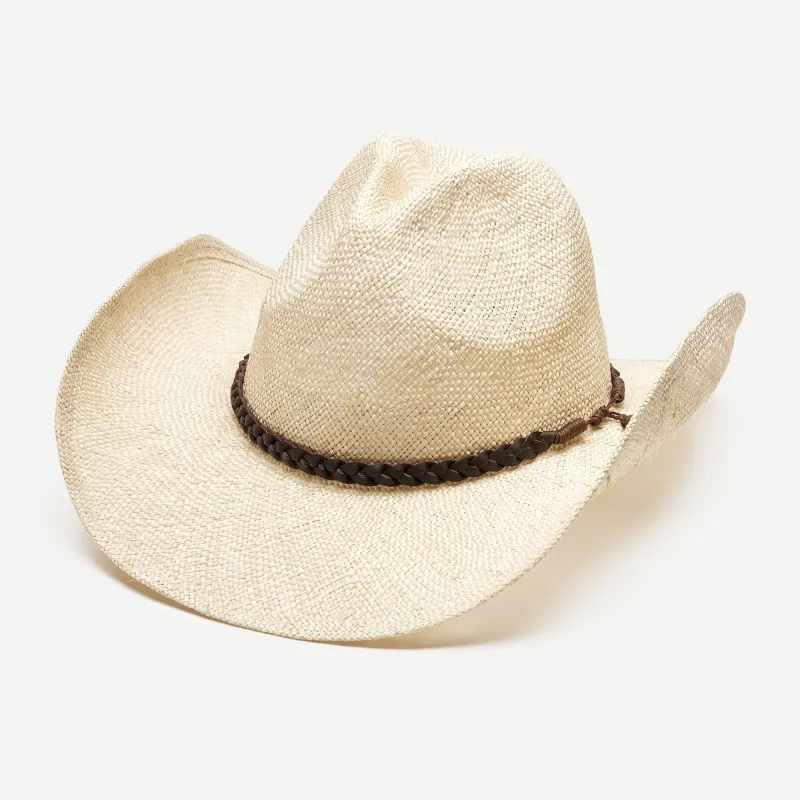 Ford Sisal Straw Cowboy in Natural made by Wyeth