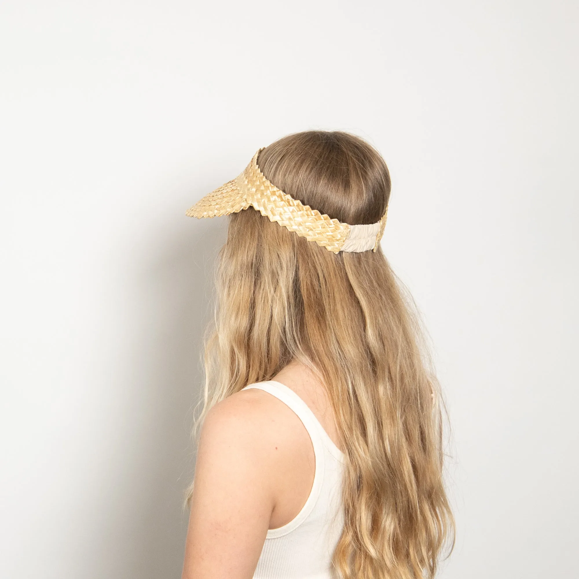 Effie Straw Visor in Natural sold by Wyeth product image thumbnail 5
