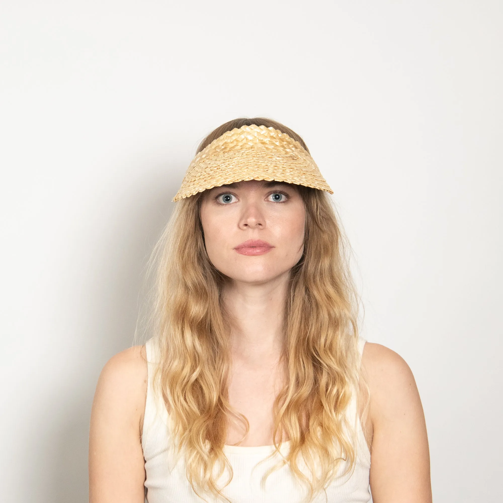Effie Straw Visor in Natural sold by Wyeth product image thumbnail 3