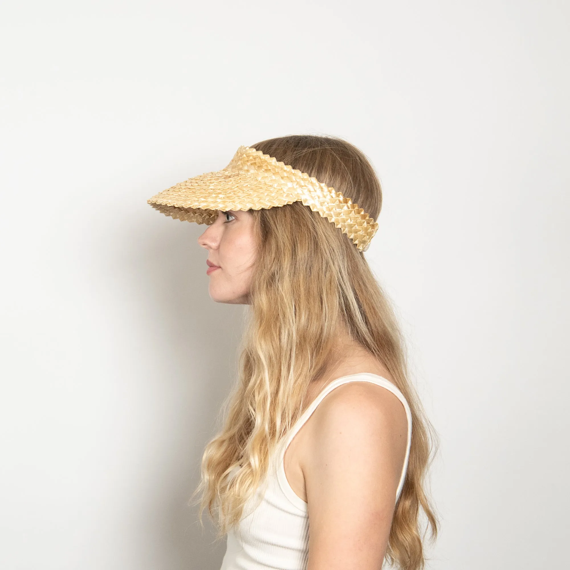 Effie Straw Visor in Natural sold by Wyeth product image thumbnail 4