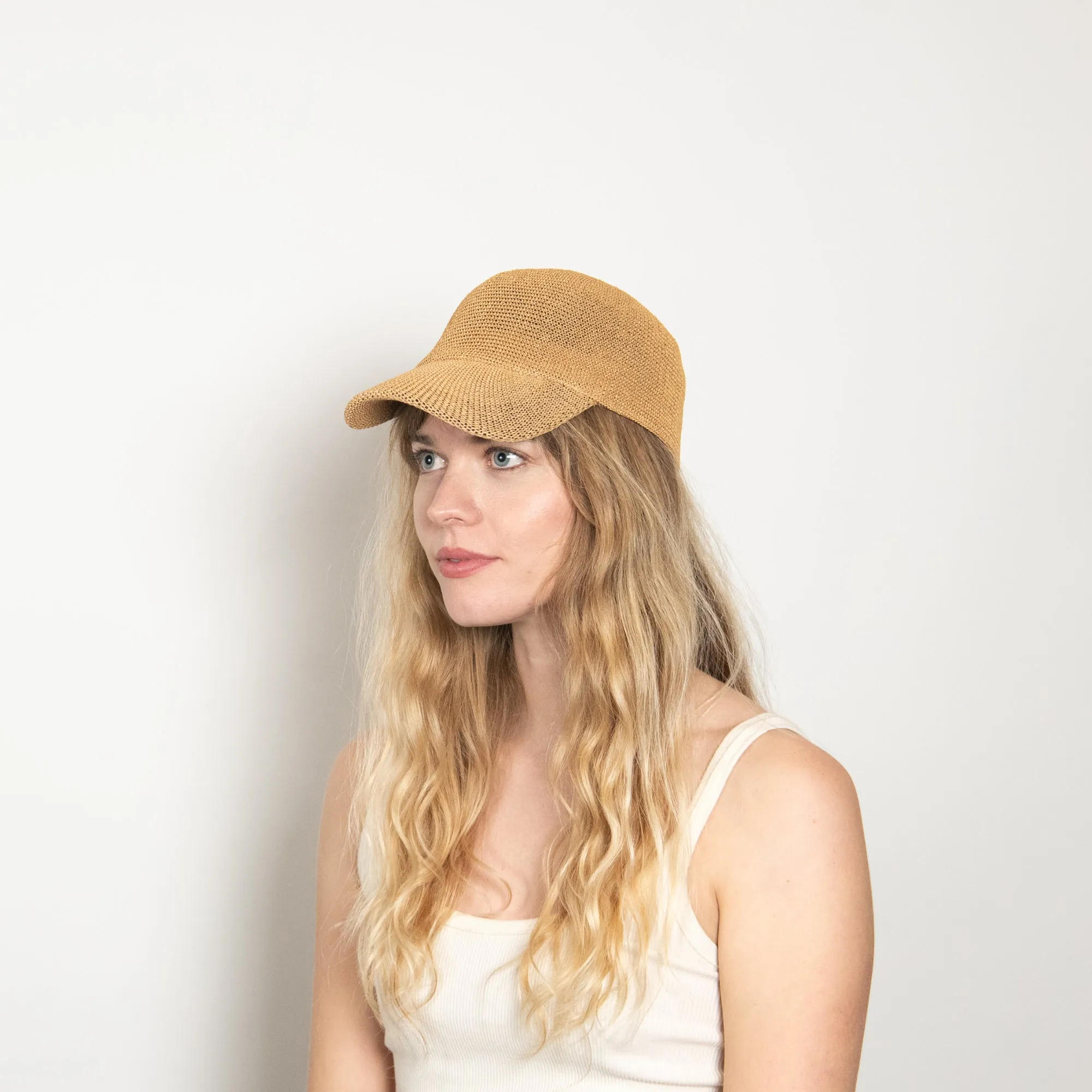 Paula Mesh Cap in Camel sold by Wyeth product image thumbnail 2