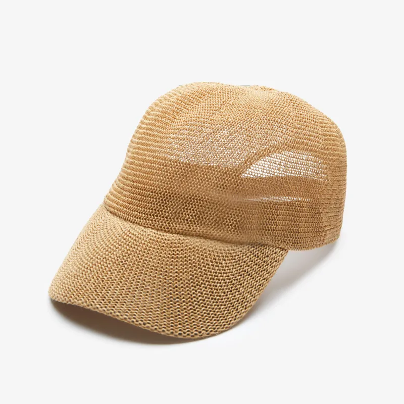 Paula Mesh Cap in Camel made by Wyeth