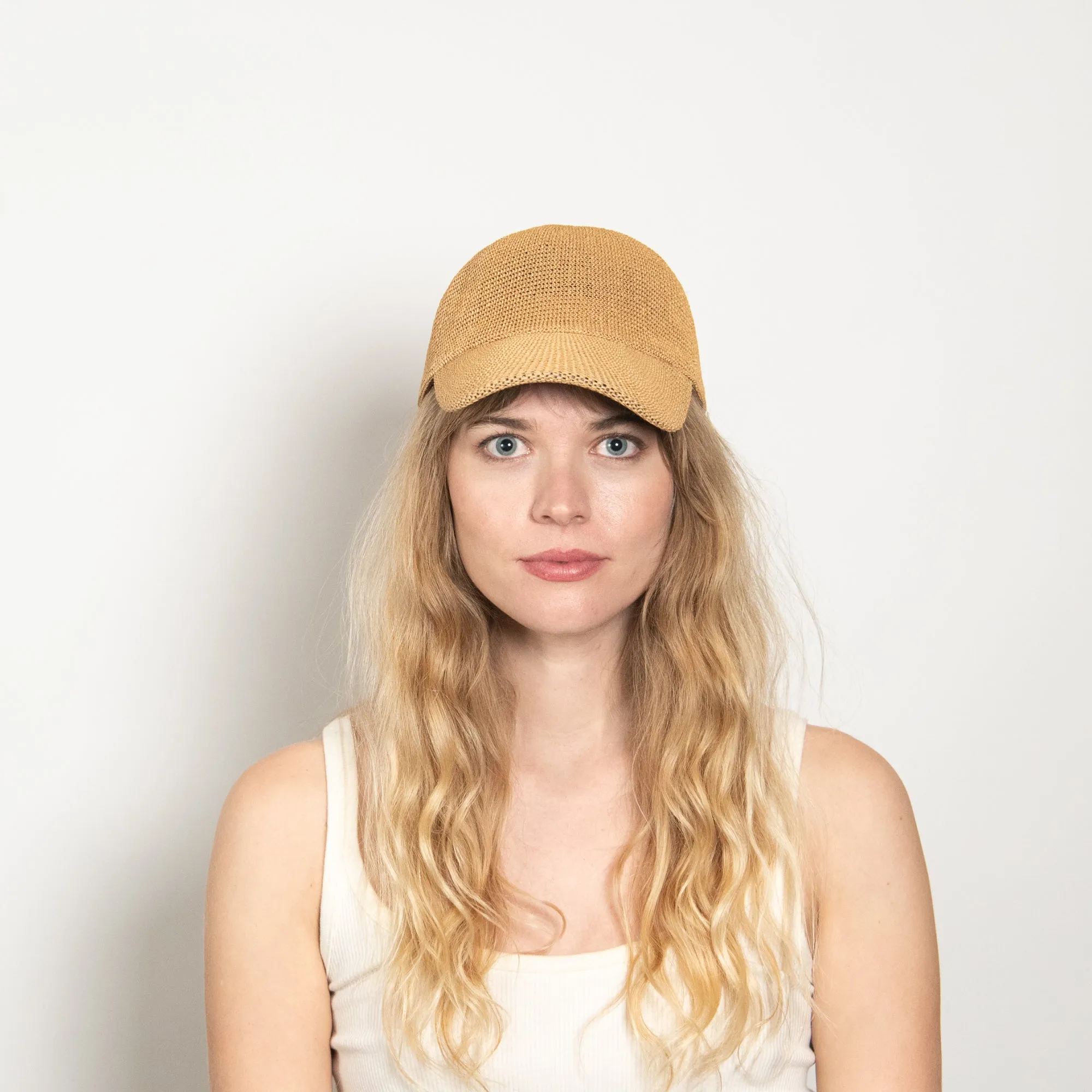 Paula Mesh Cap in Camel sold by Wyeth product image thumbnail 4