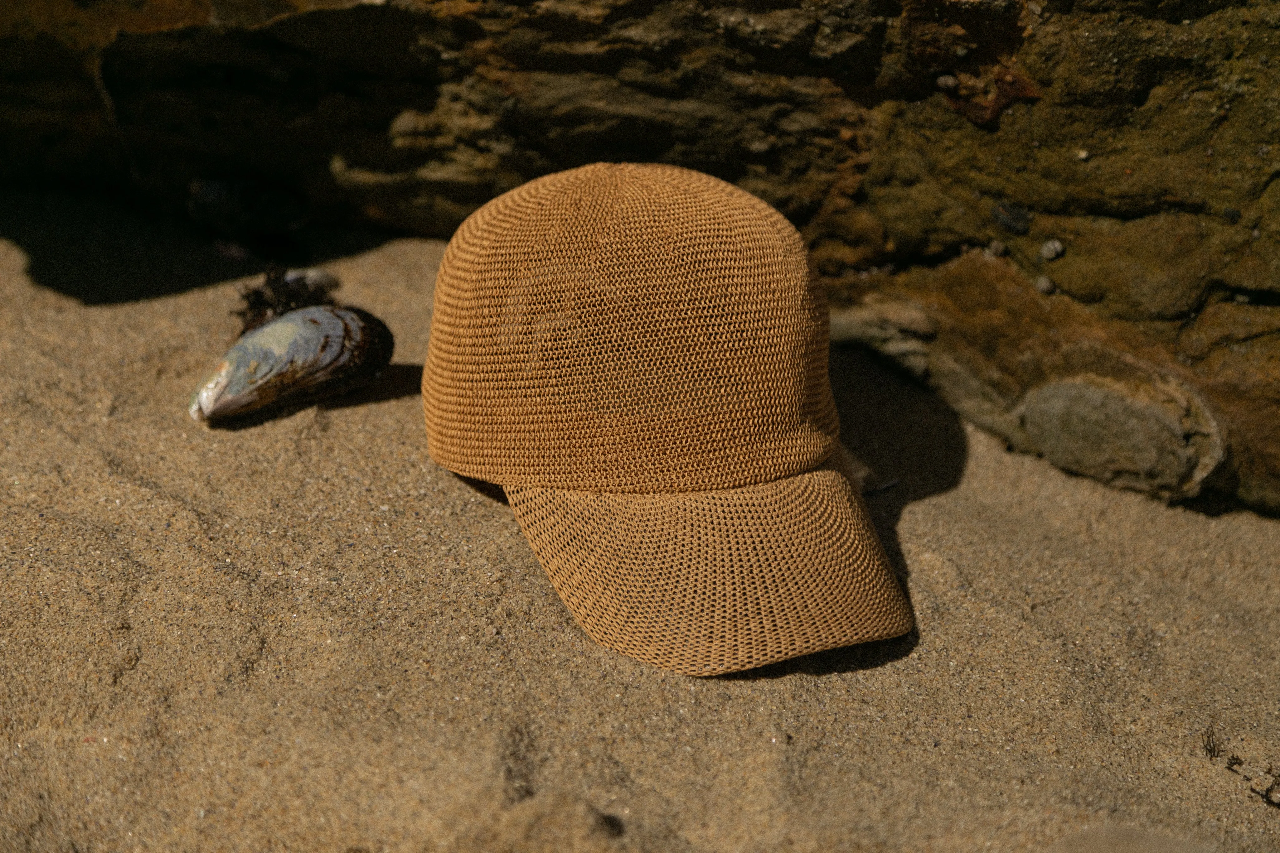 Paula Mesh Cap in Camel sold by Wyeth product image thumbnail 3