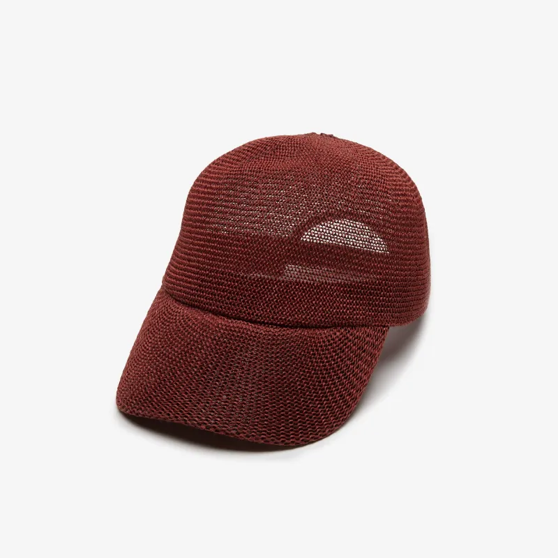 Paula Mesh Cap in Wine sold by Wyeth