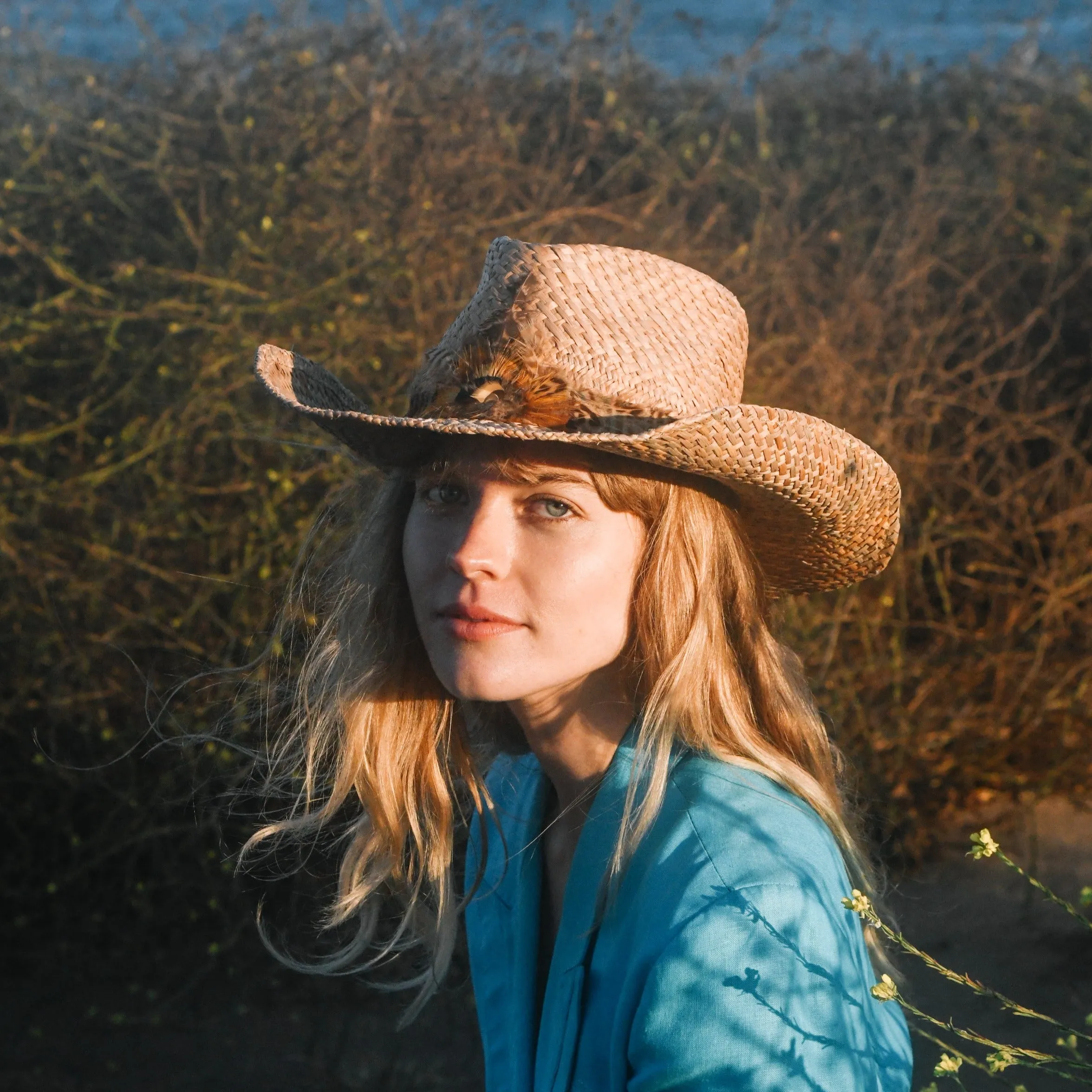 Charlie Straw Cowboy Hat in Natural sold by Wyeth product image thumbnail 4