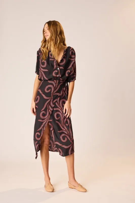 MAY WRAP SKIRT made by Natalie Martin