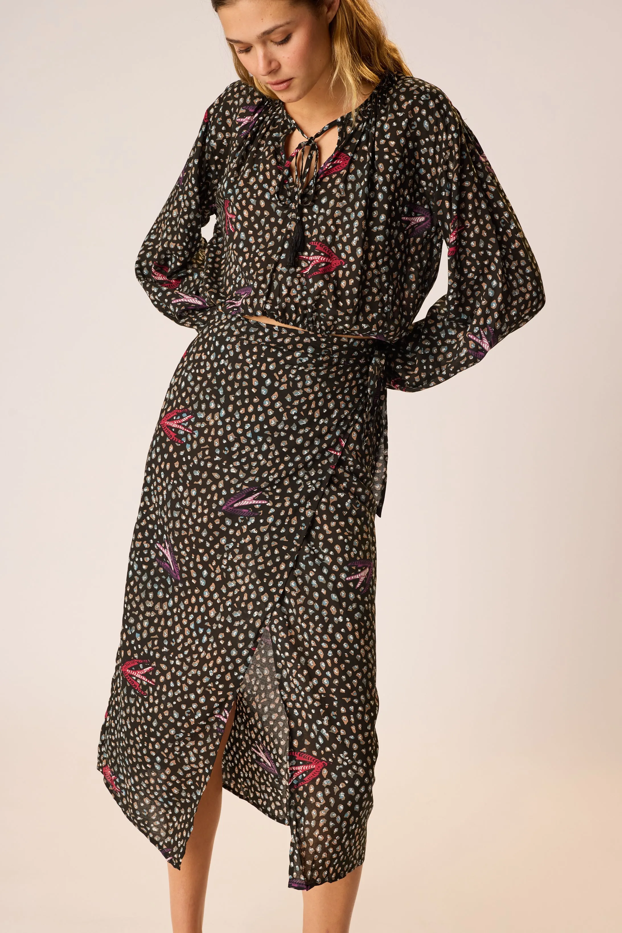 MAY WRAP SKIRT sold by Natalie Martin product image thumbnail 2