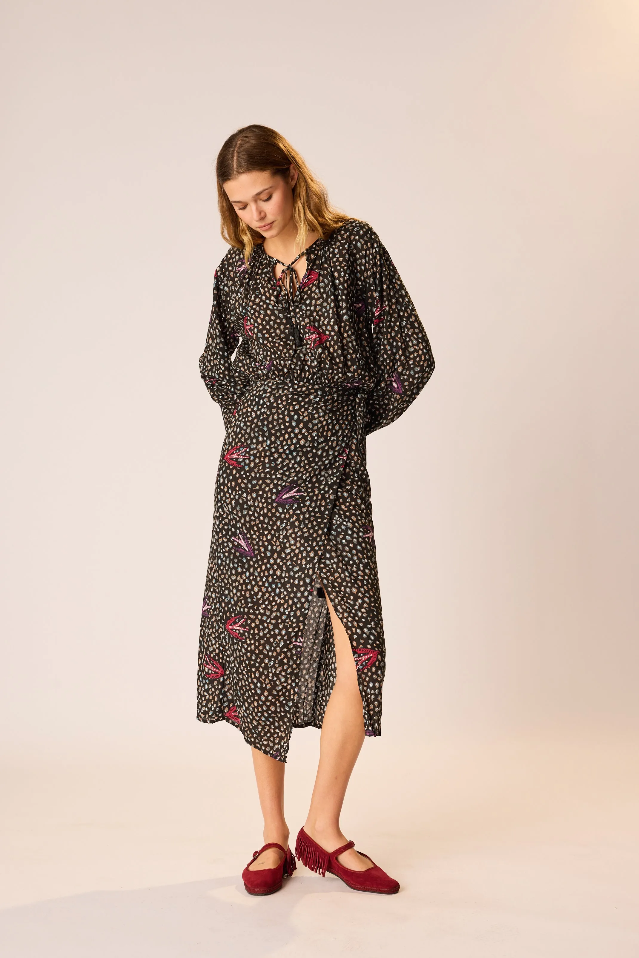 MAY WRAP SKIRT sold by Natalie Martin product image thumbnail 4