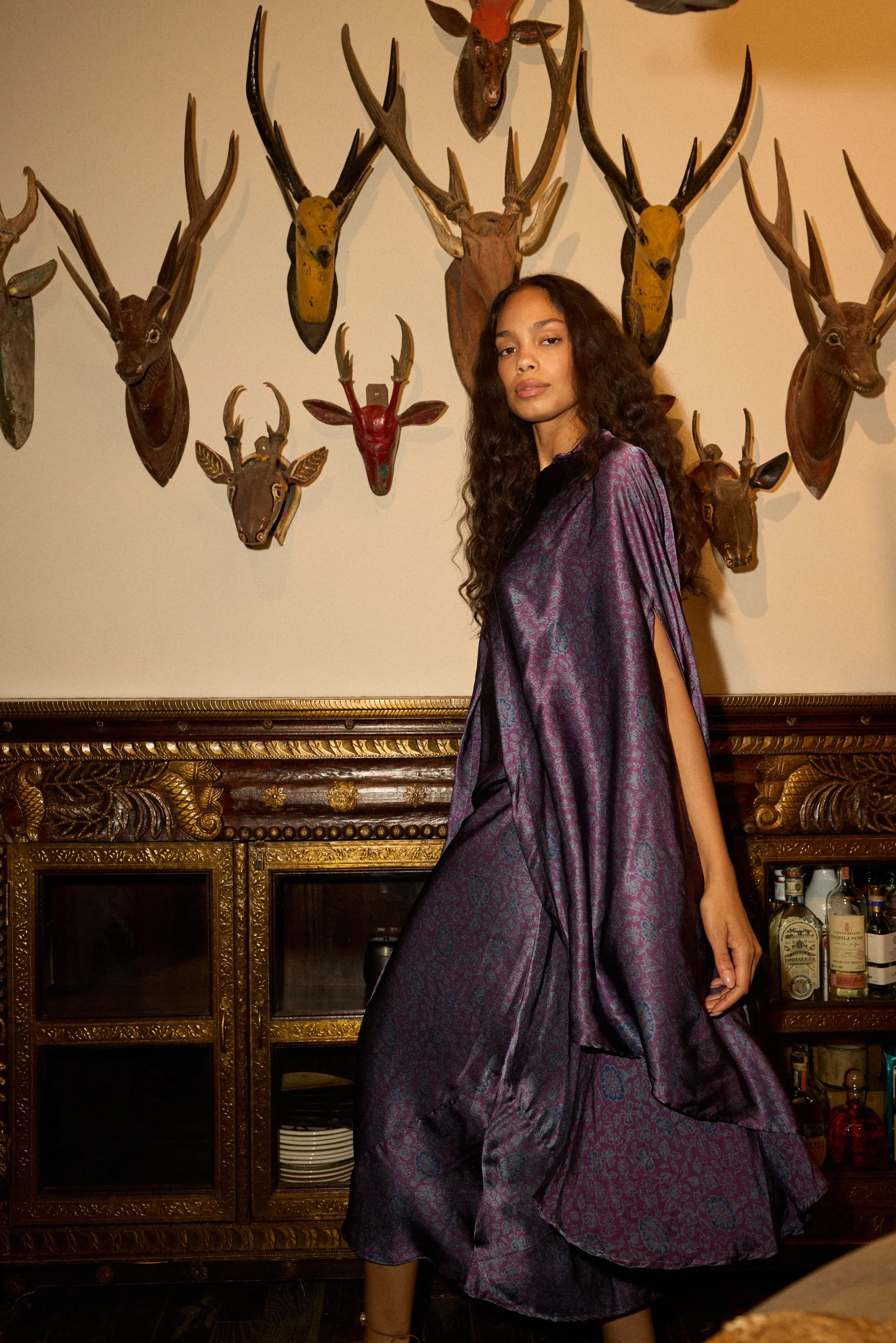 KARIS LONG CAPE sold by Natalie Martin product image thumbnail 5