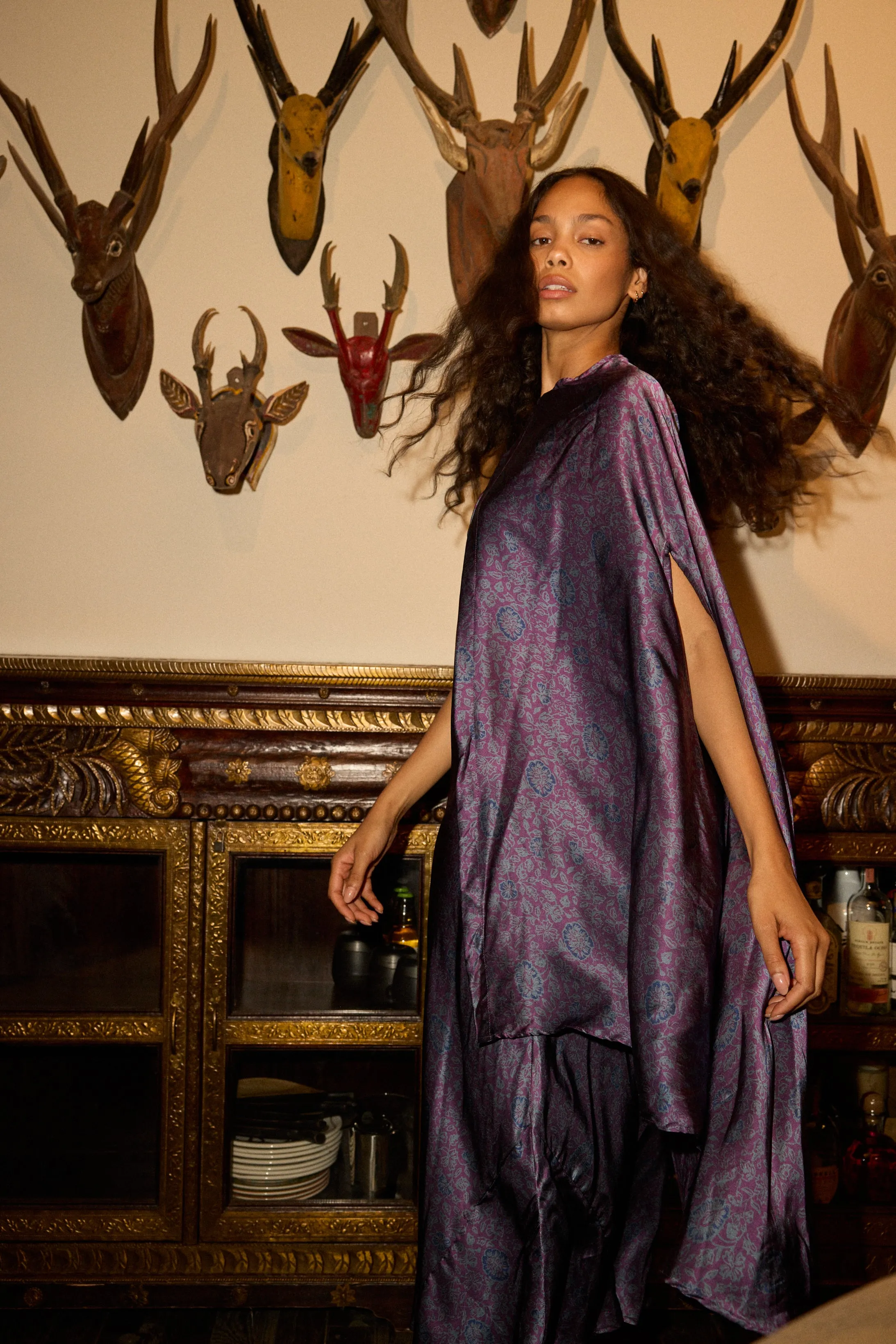 KARIS LONG CAPE sold by Natalie Martin product image thumbnail 4