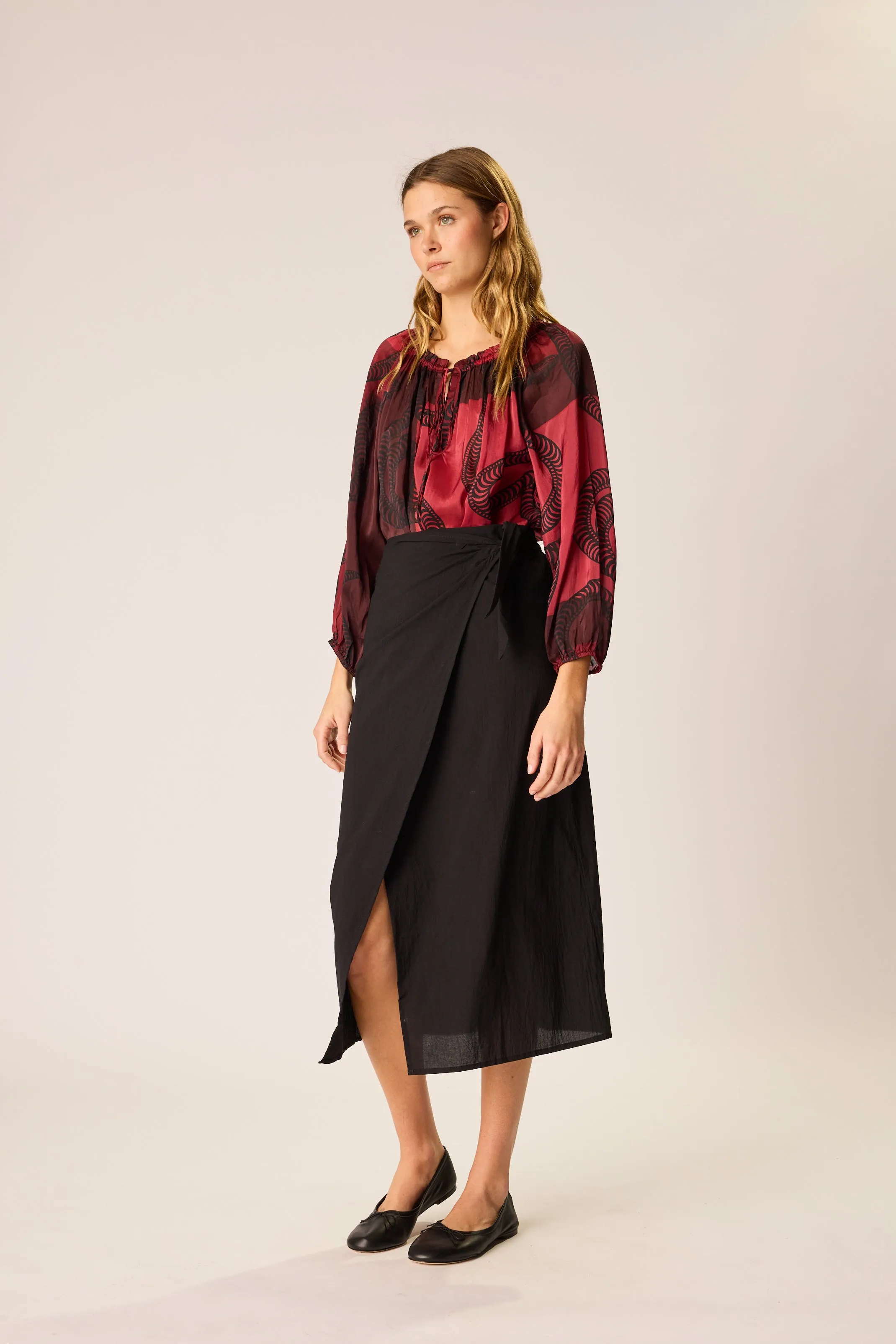 MAY WRAP SKIRT sold by Natalie Martin product image thumbnail 4