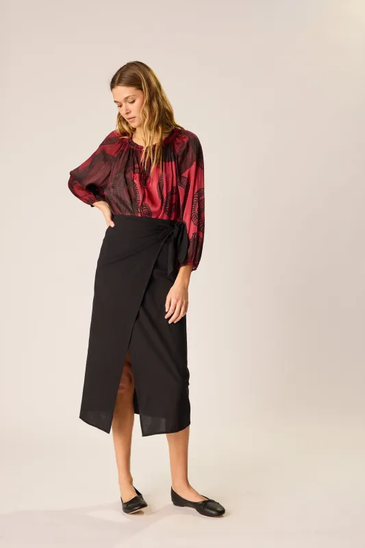 MAY WRAP SKIRT made by Natalie Martin