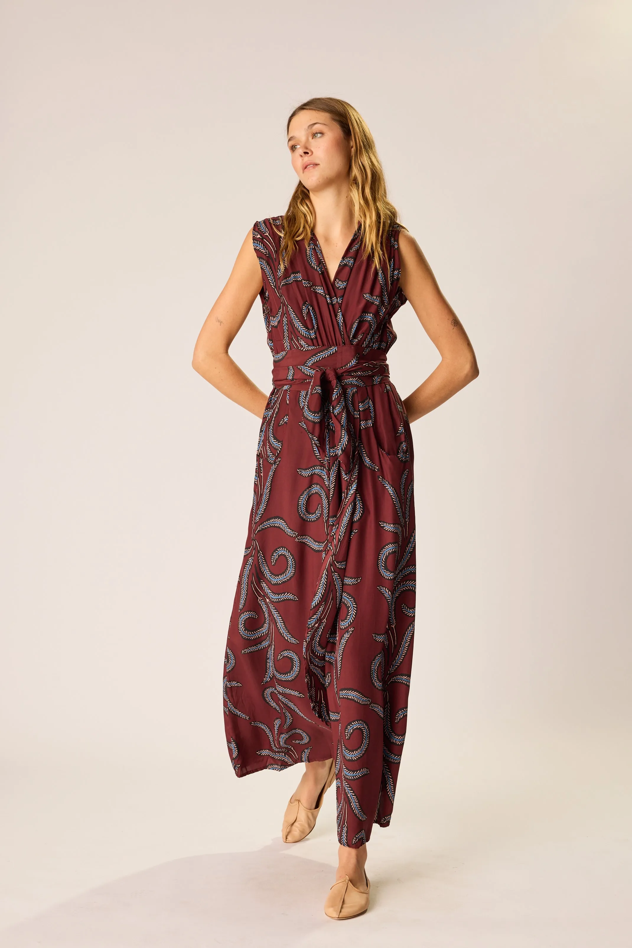NICO SLEEVELESS MAXI sold by Natalie Martin product image thumbnail 4
