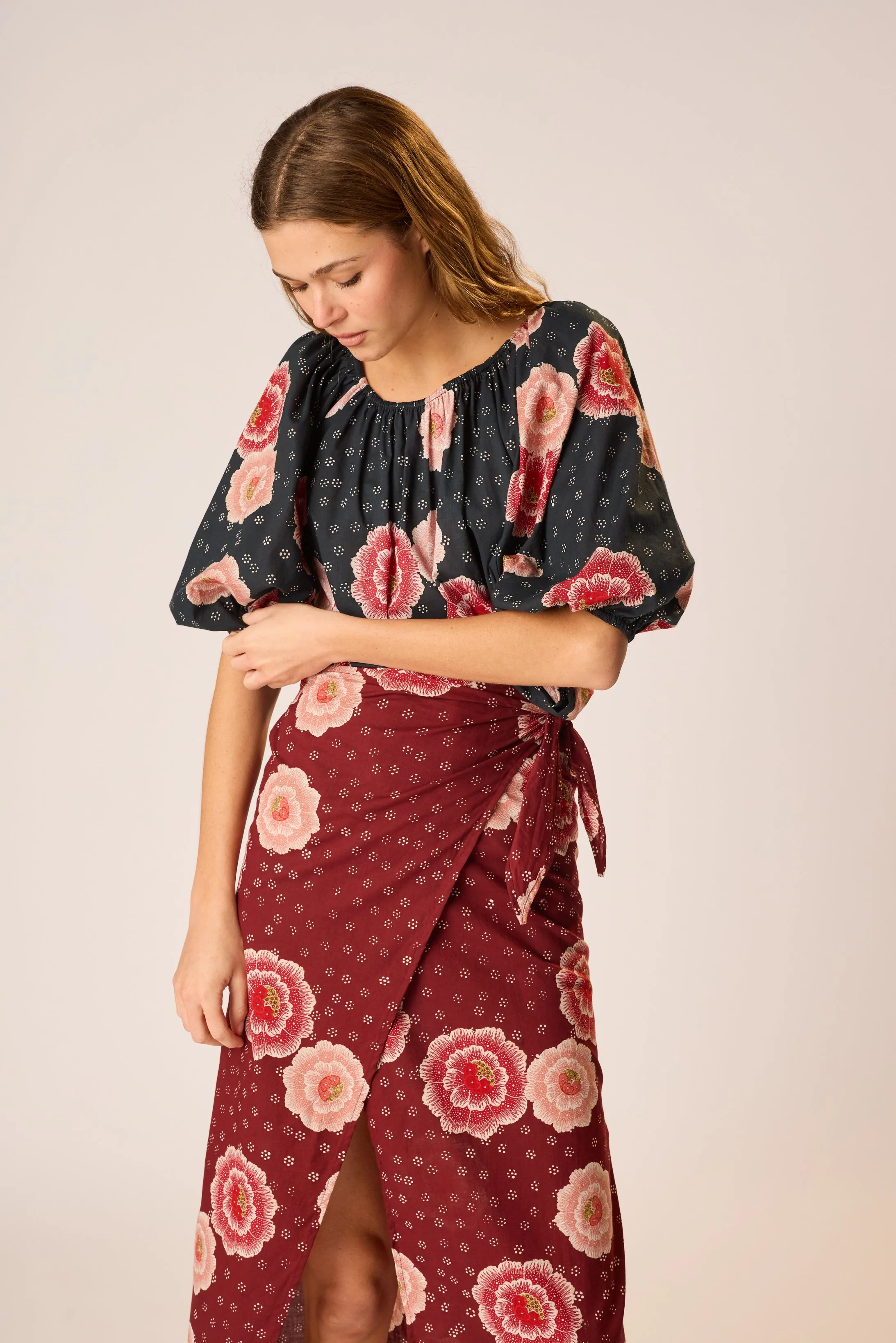 MAY WRAP SKIRT sold by Natalie Martin product image thumbnail 4