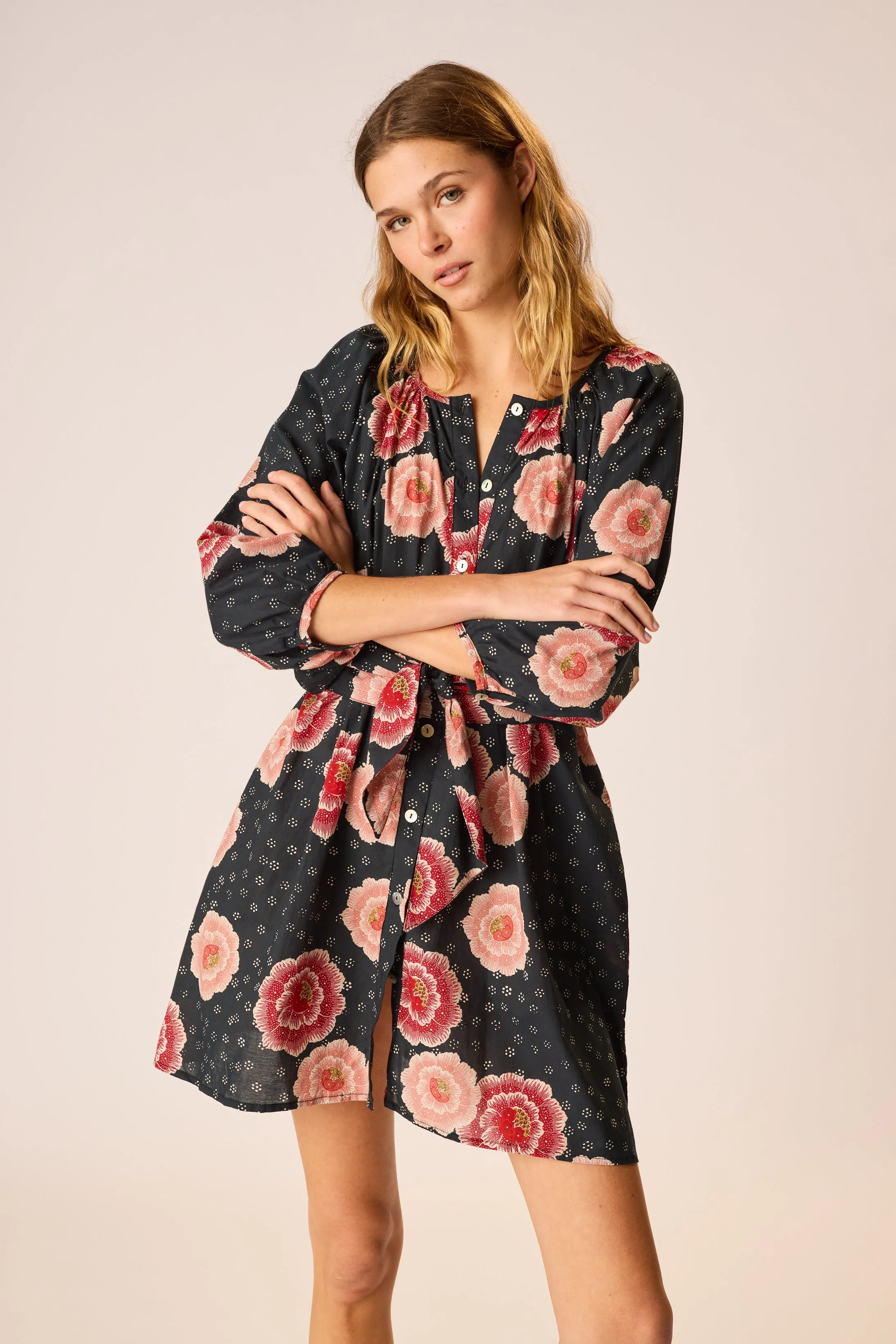 ALEX SHORT DRESS WITH SASH sold by Natalie Martin product image thumbnail 2