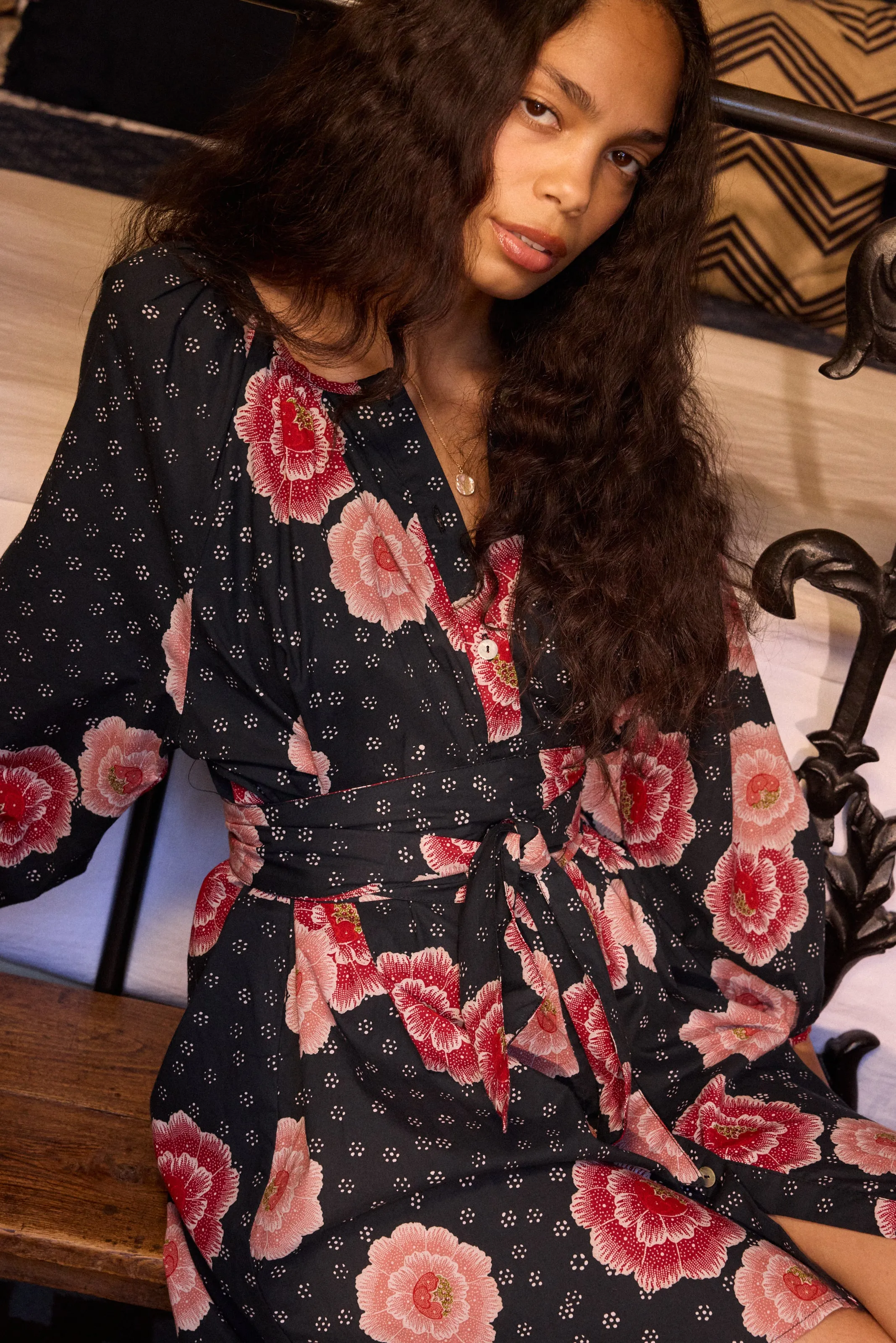 ALEX SHORT DRESS WITH SASH sold by Natalie Martin product image thumbnail 5