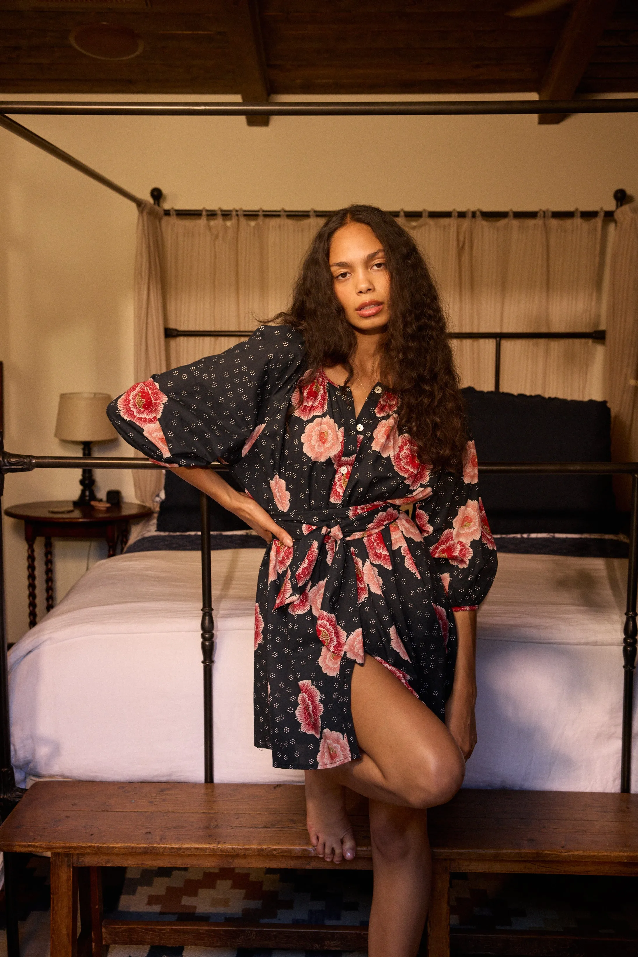 ALEX SHORT DRESS WITH SASH sold by Natalie Martin product image thumbnail 3