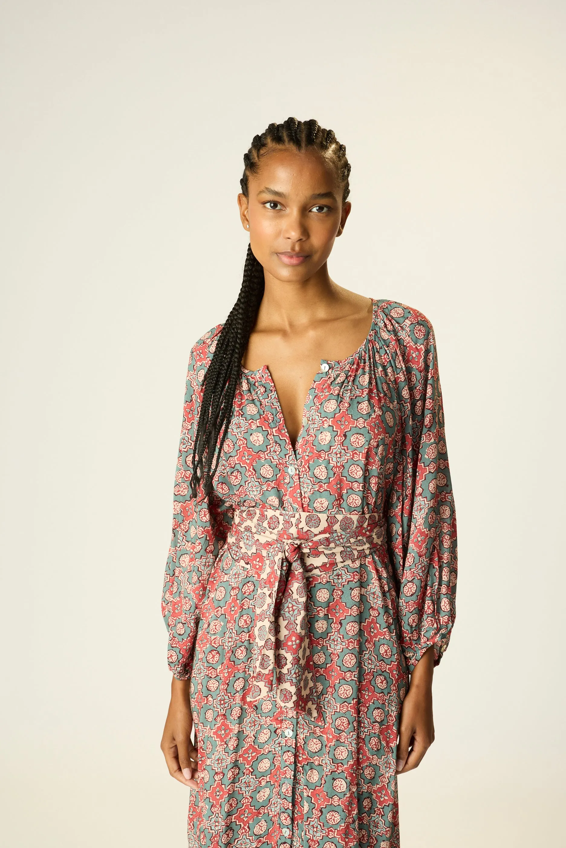 ALEX MIDI WITH SASH sold by Natalie Martin product image thumbnail 5