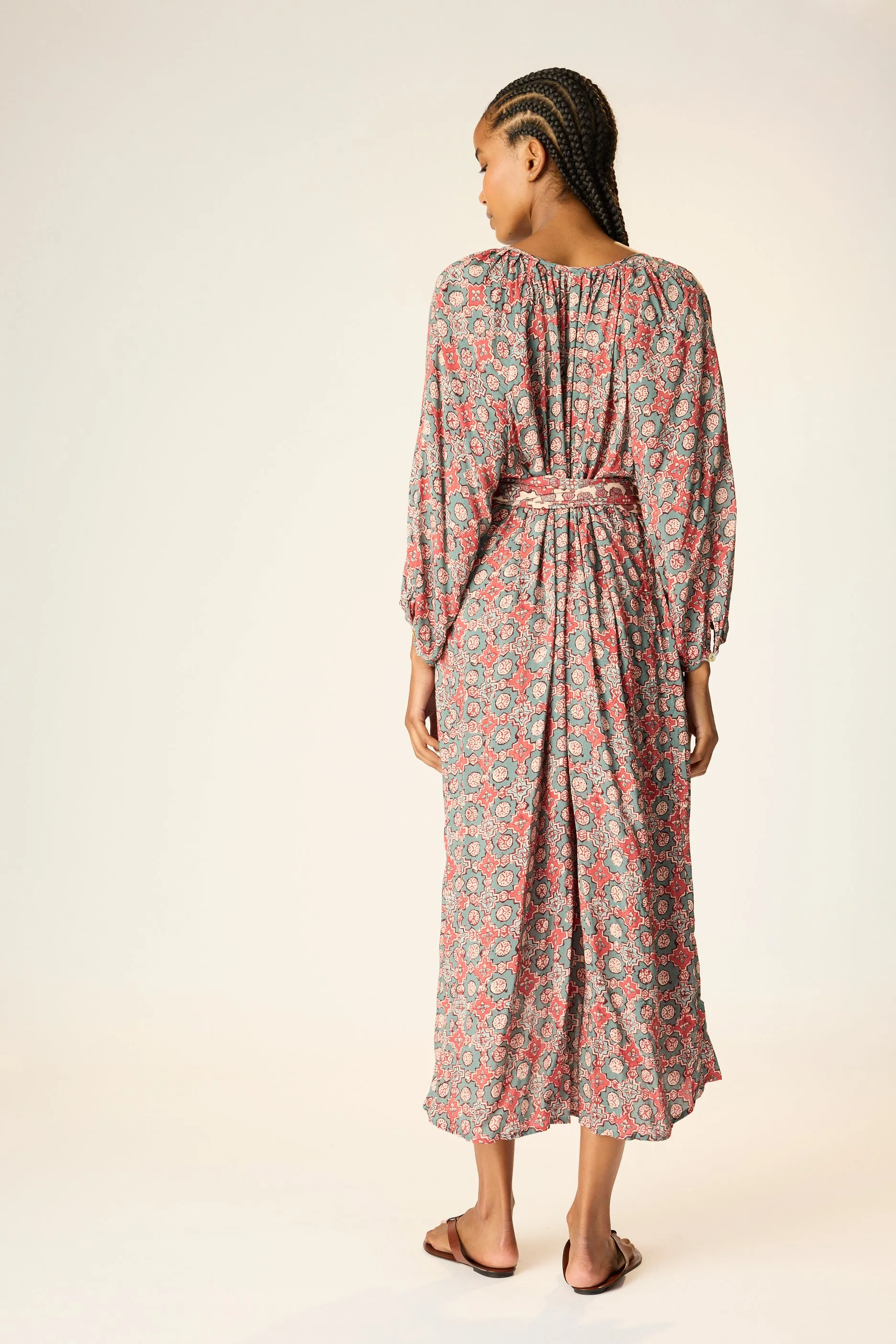 ALEX MIDI WITH SASH sold by Natalie Martin product image thumbnail 4