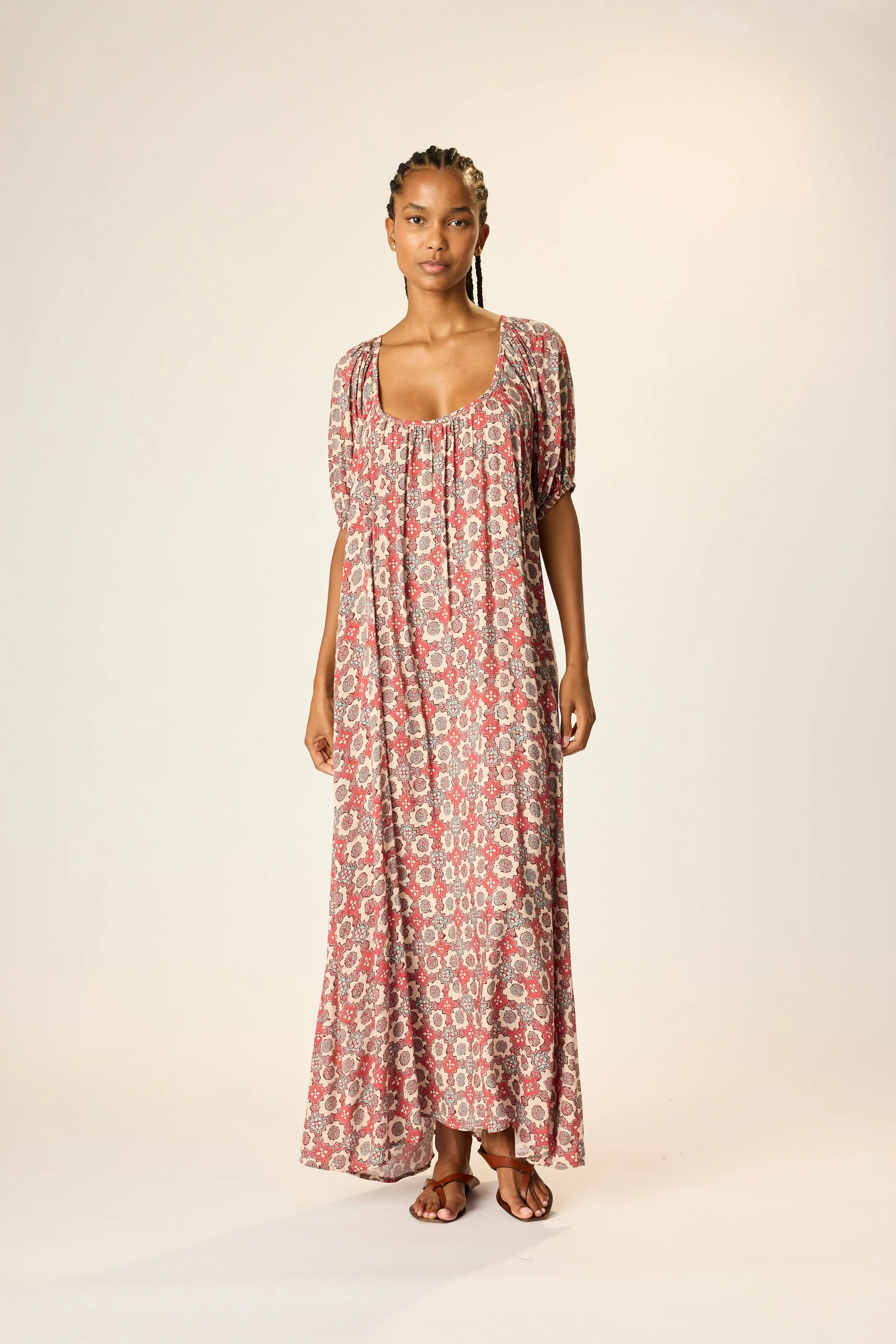 VIVI DRESS WITH CONTRASTING SASH sold by Natalie Martin product image thumbnail 4