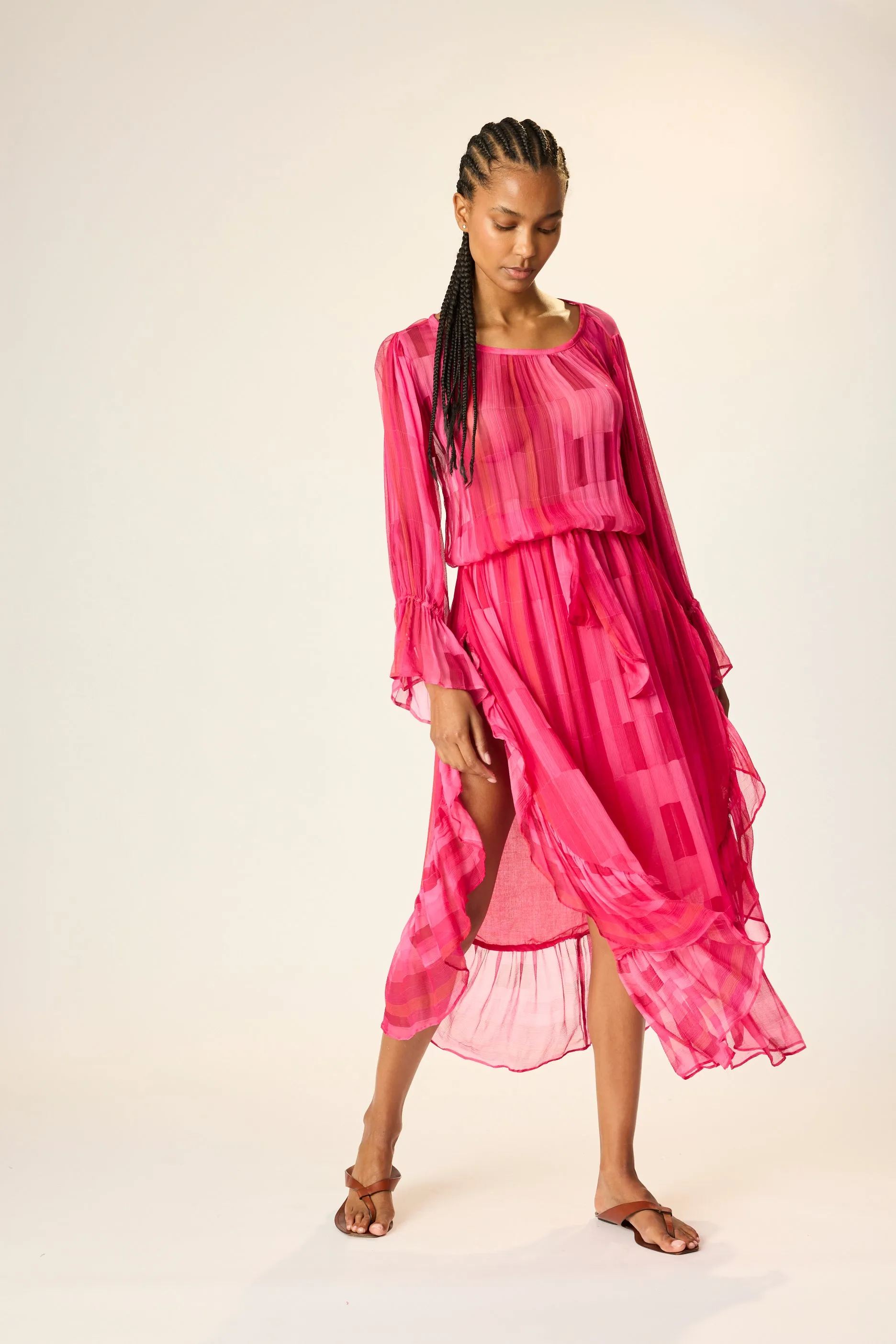 CAMILLE DRESS WITH SASH sold by Natalie Martin product image thumbnail 2