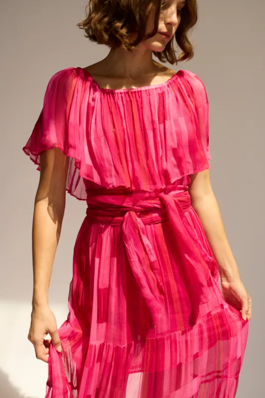 NAOMI DRESS WITH SASH sold by Natalie Martin