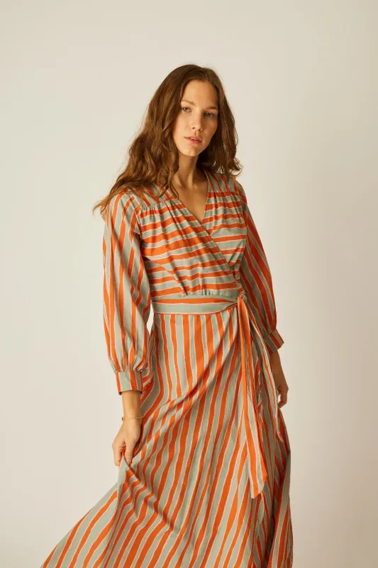 KATE LONG SLEEVE MAXI made by Natalie Martin