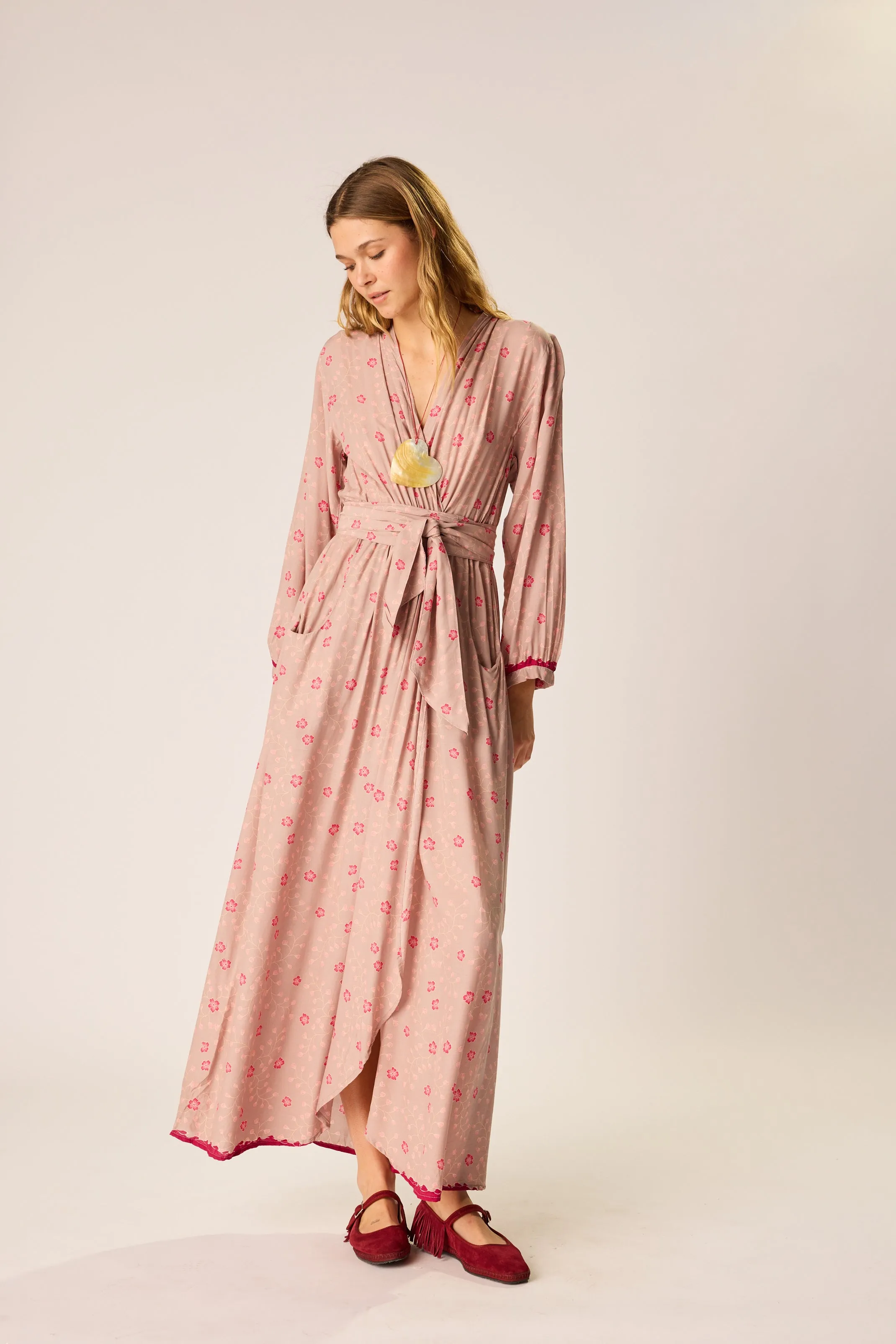 NICO L/S MAXI WITH SASH sold by Natalie Martin