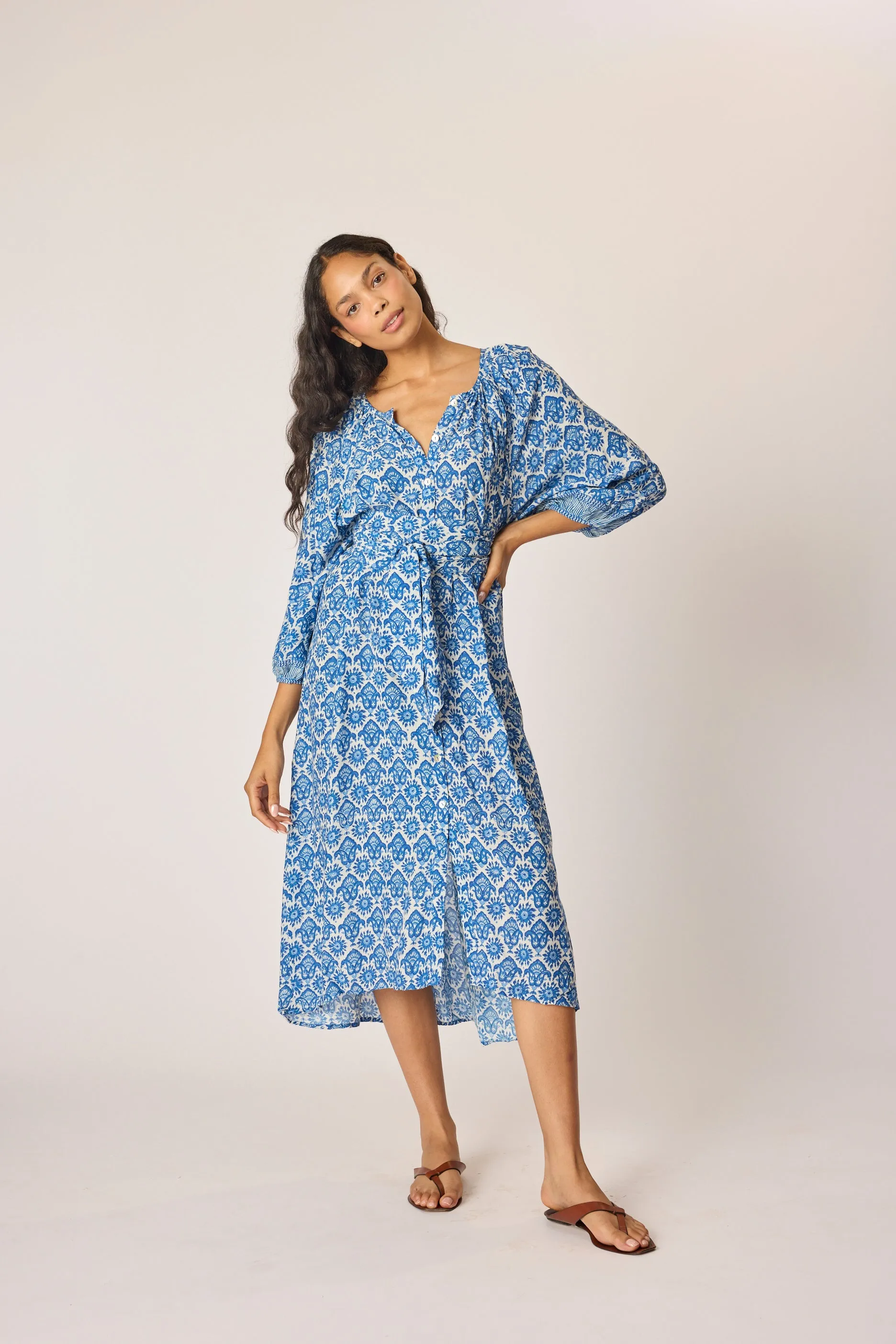 ALEX MIDI WITH SASH sold by Natalie Martin product image thumbnail 2