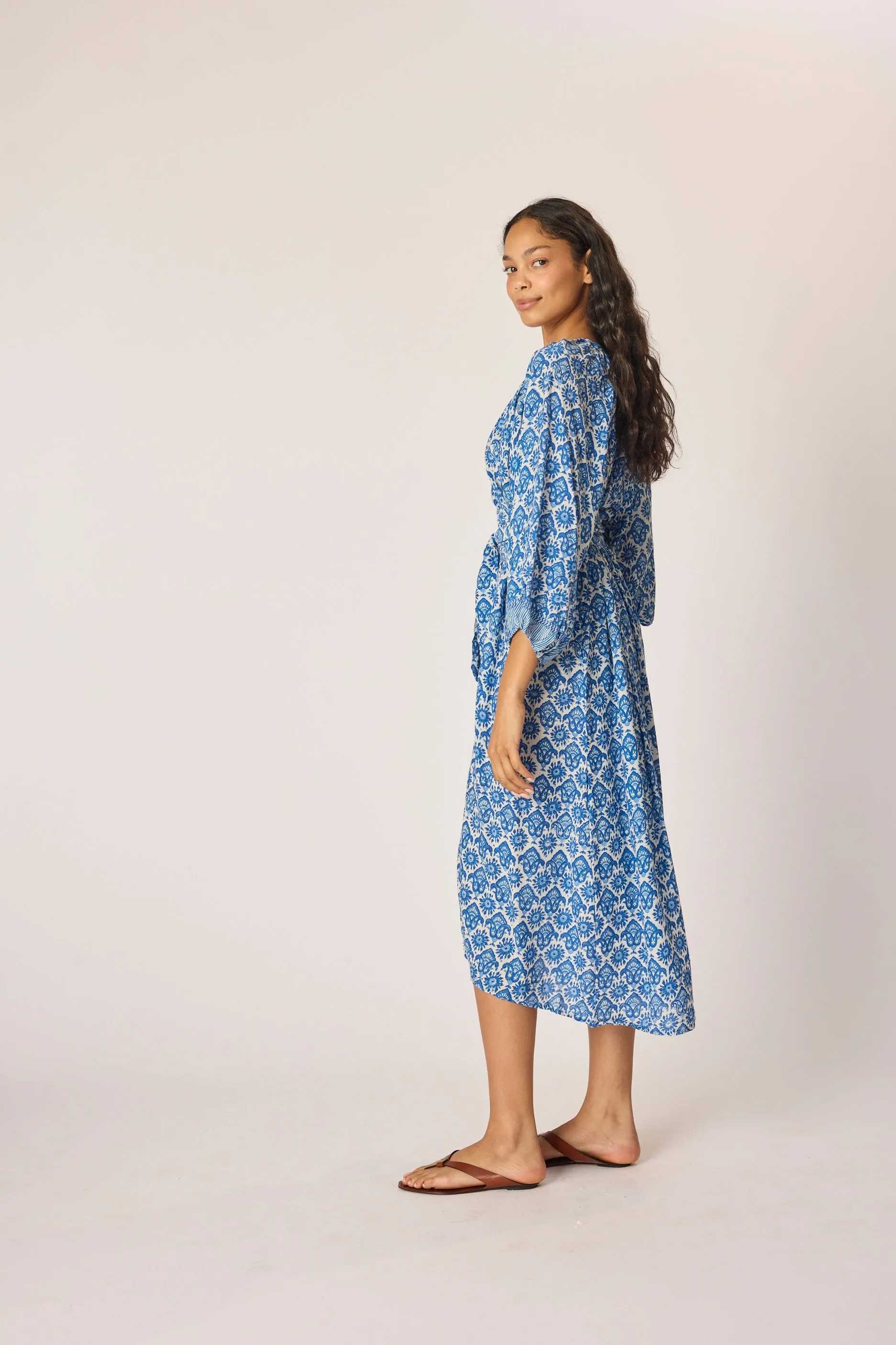 ALEX MIDI WITH SASH sold by Natalie Martin product image thumbnail 3