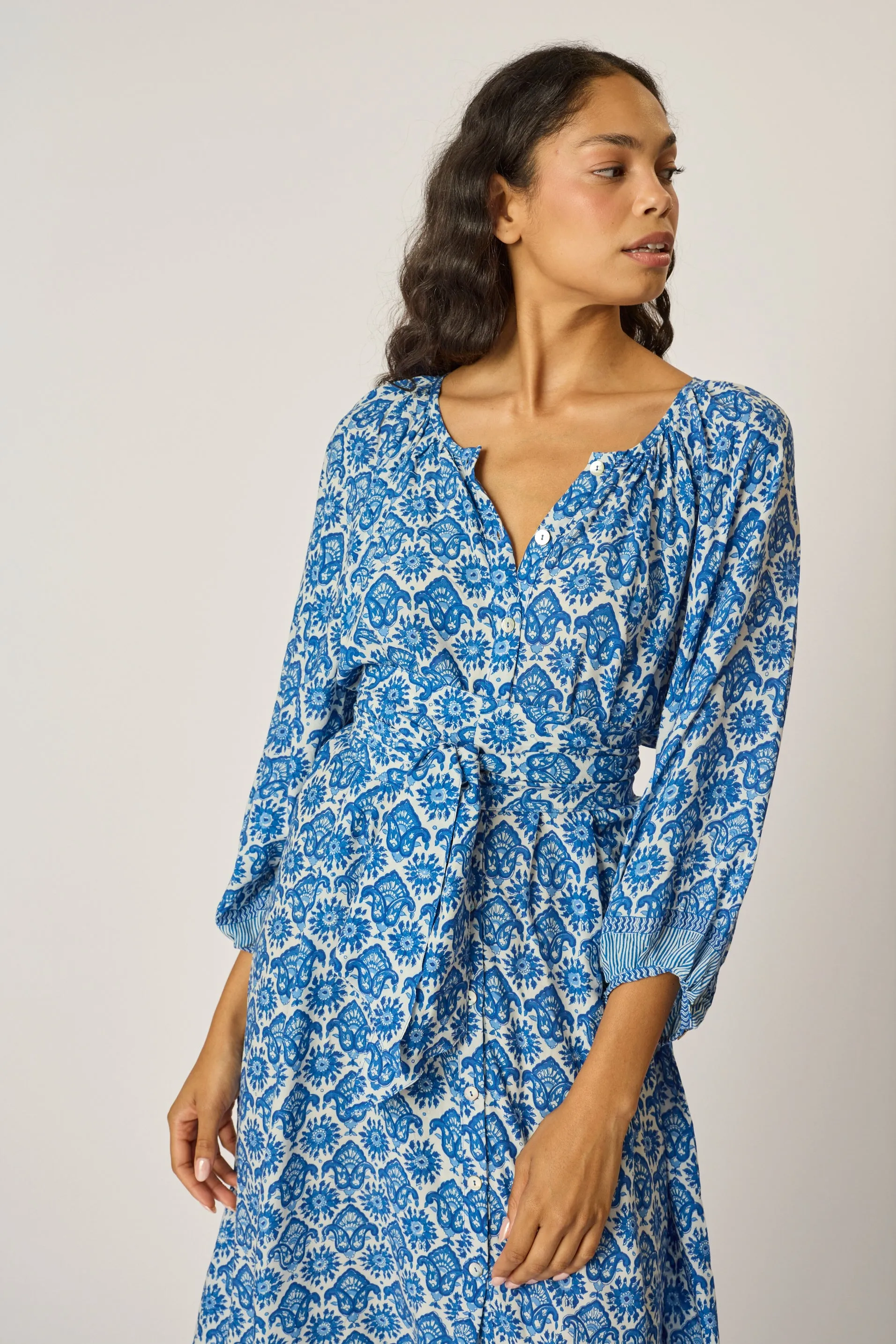 ALEX MIDI WITH SASH sold by Natalie Martin product image thumbnail 5