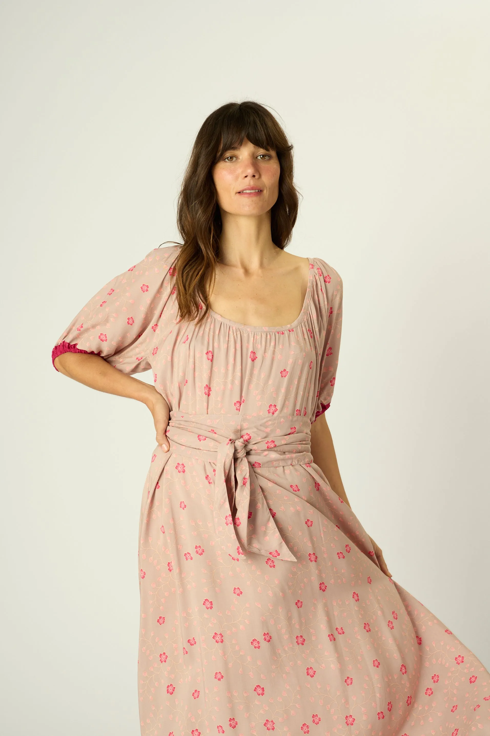 VIVI DRESS WITH SASH sold by Natalie Martin product image thumbnail 4