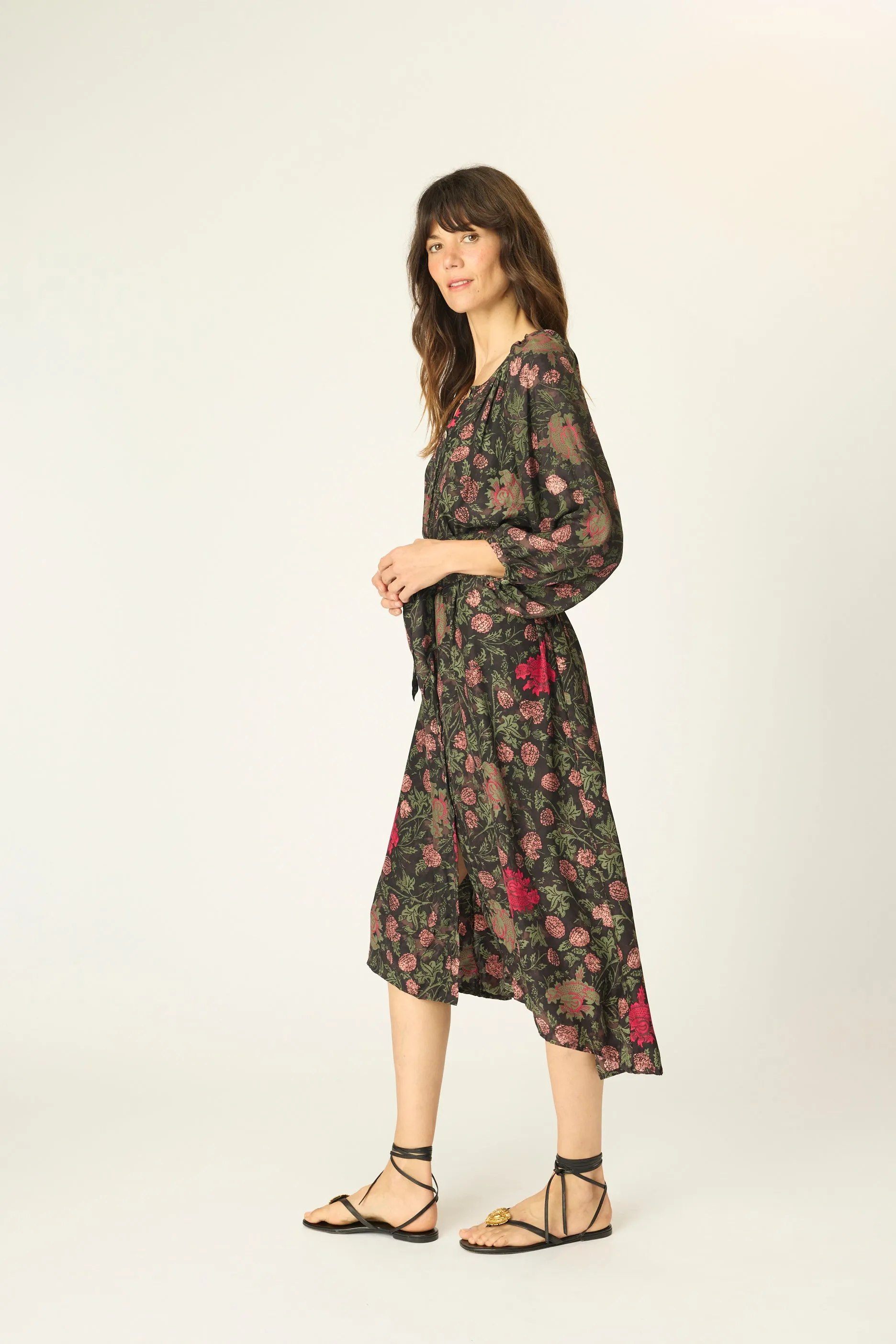 ALEX MIDI WITH SASH sold by Natalie Martin product image thumbnail 4