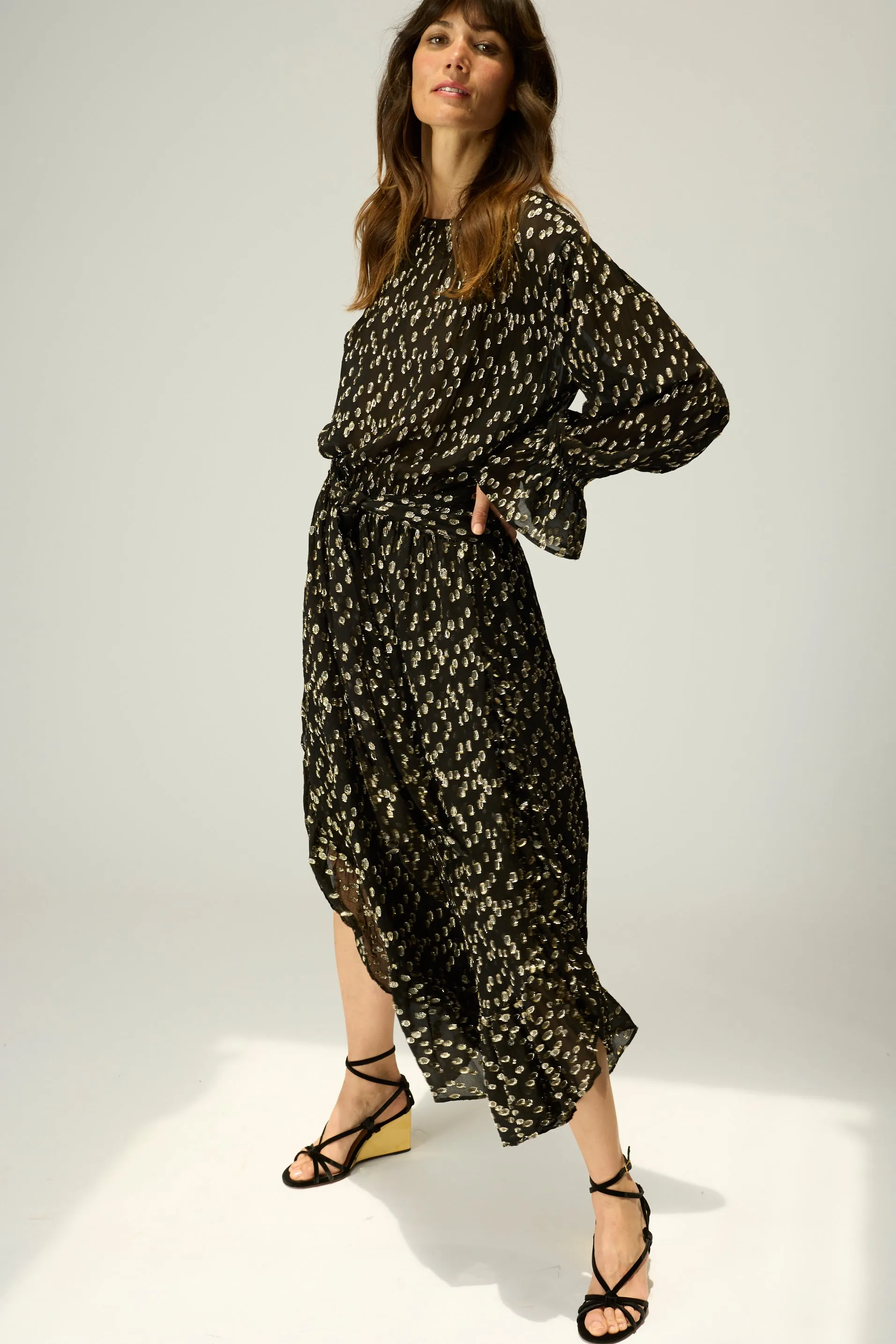 CAMILLE DRESS WITH SASH sold by Natalie Martin