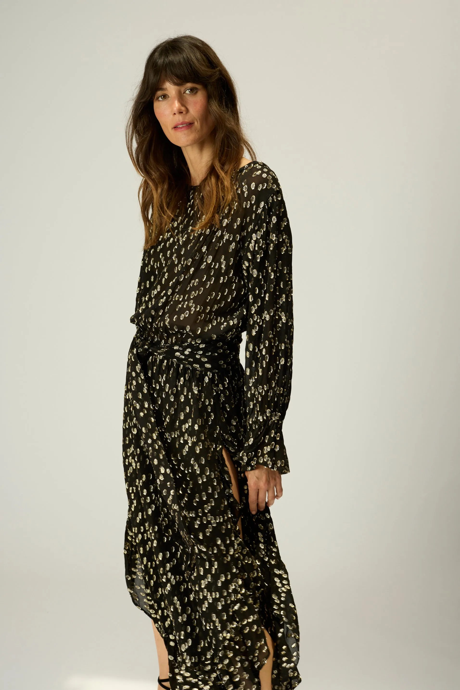 CAMILLE DRESS WITH SASH sold by Natalie Martin product image thumbnail 2