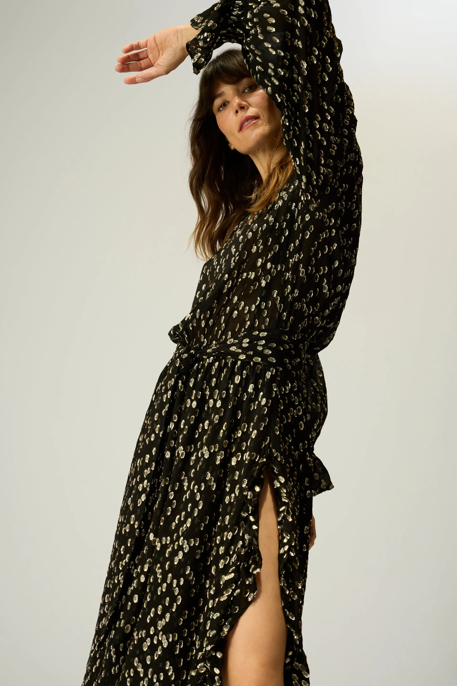 CAMILLE DRESS WITH SASH sold by Natalie Martin product image thumbnail 4