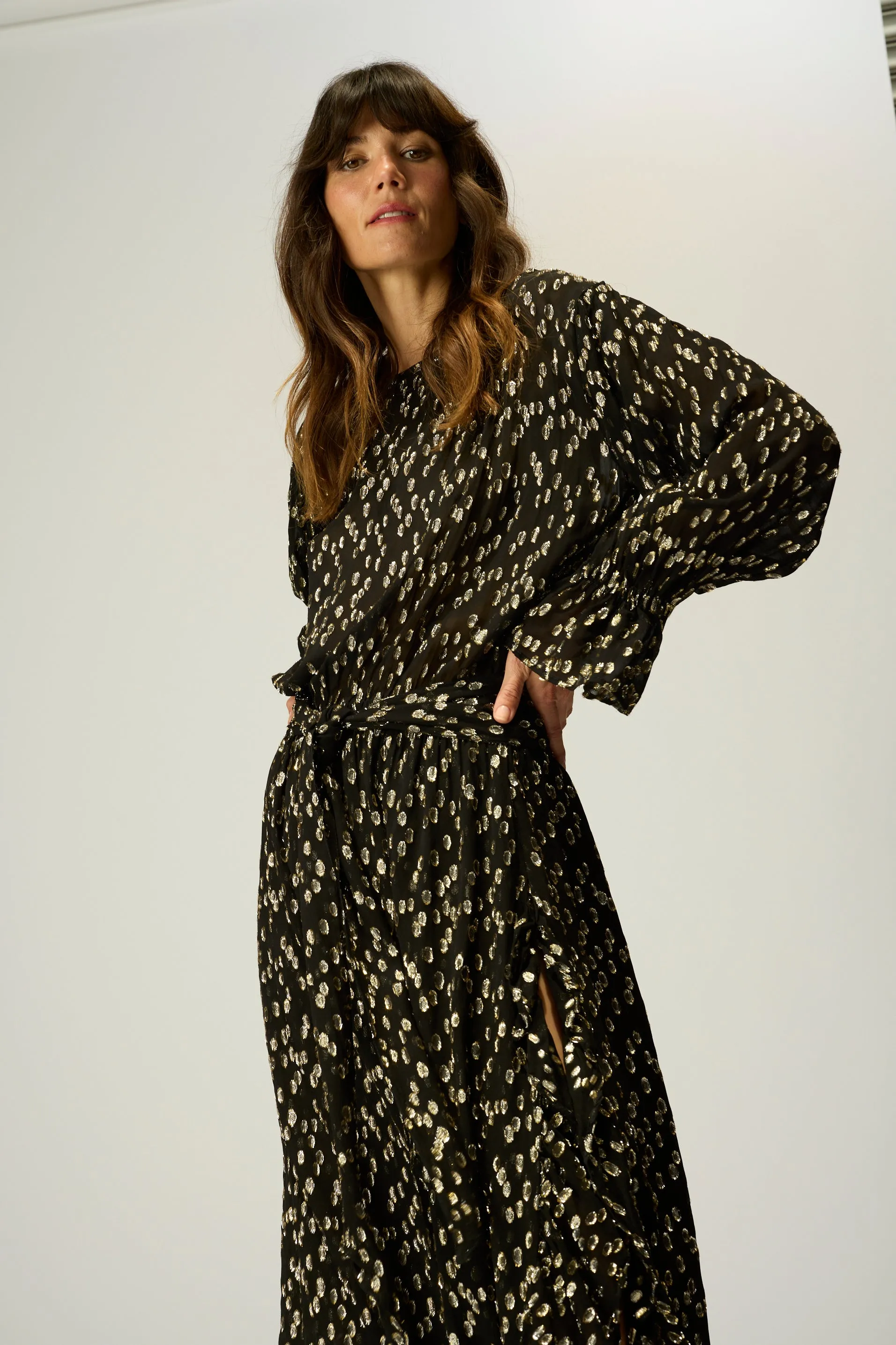 CAMILLE DRESS WITH SASH sold by Natalie Martin product image thumbnail 3