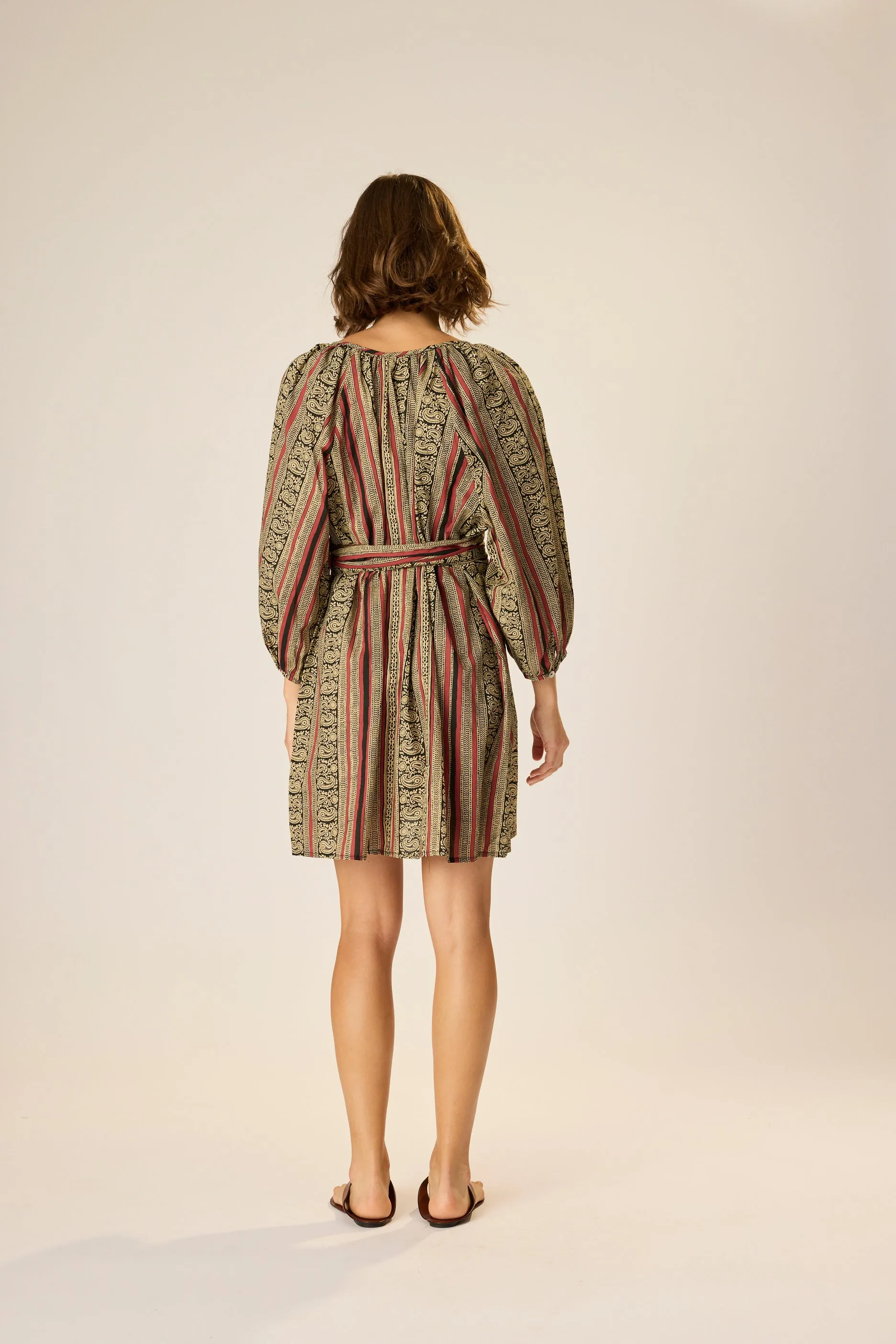 ALEX SHORT DRESS WITH SASH sold by Natalie Martin product image thumbnail 4