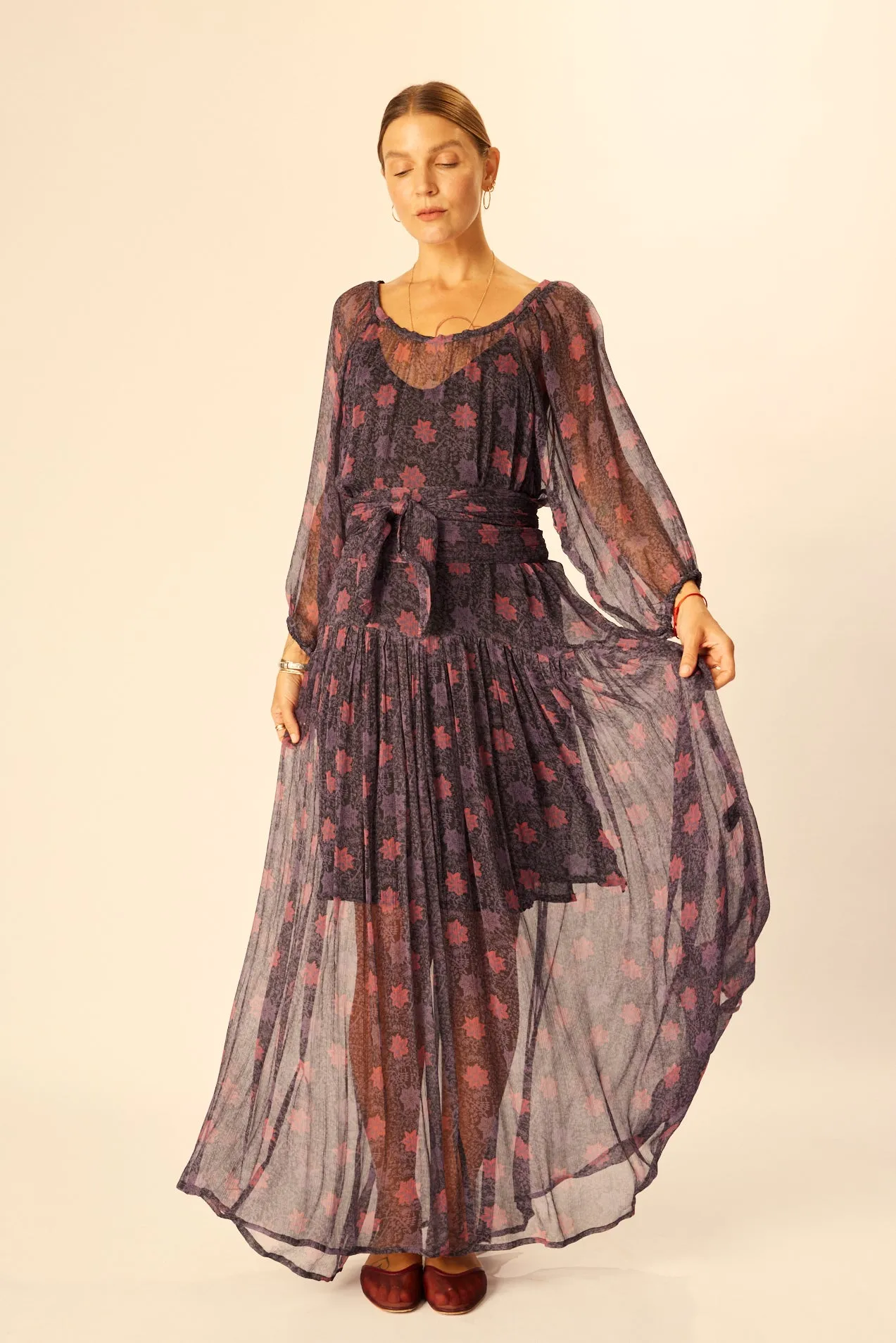 LAINEY DRESS WITH SASH sold by Natalie Martin product image thumbnail 5