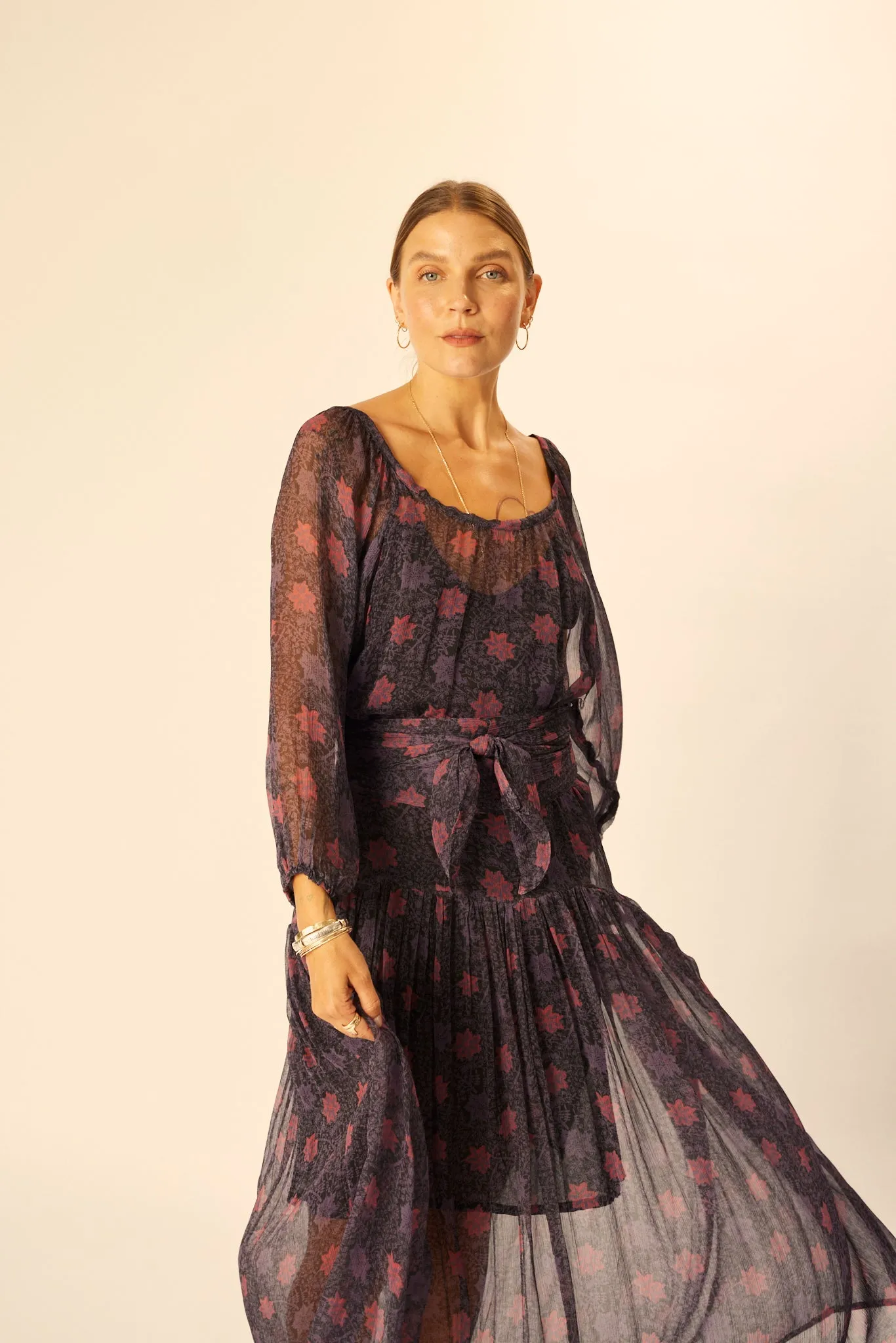 LAINEY DRESS WITH SASH sold by Natalie Martin product image thumbnail 2