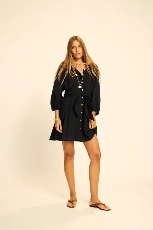 ALEX SHORT DRESS WITH SASH made by Natalie Martin