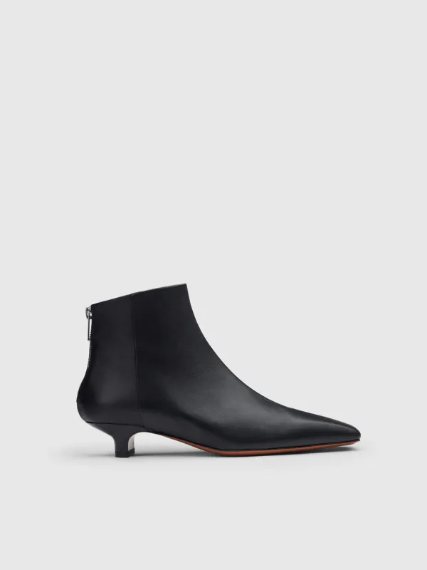Polverelli Black Nappa Ankle boots made by ATP Atelier