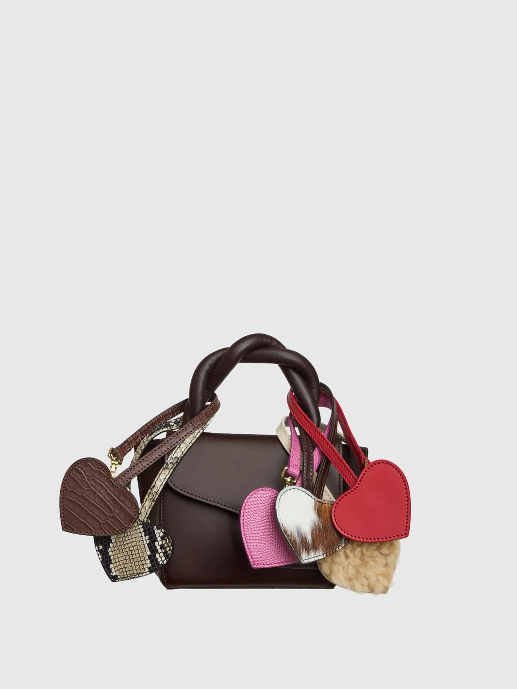 Venosta Cannella Printed Cerbiatto/Leather Key chain sold by ATP Atelier product image thumbnail 2