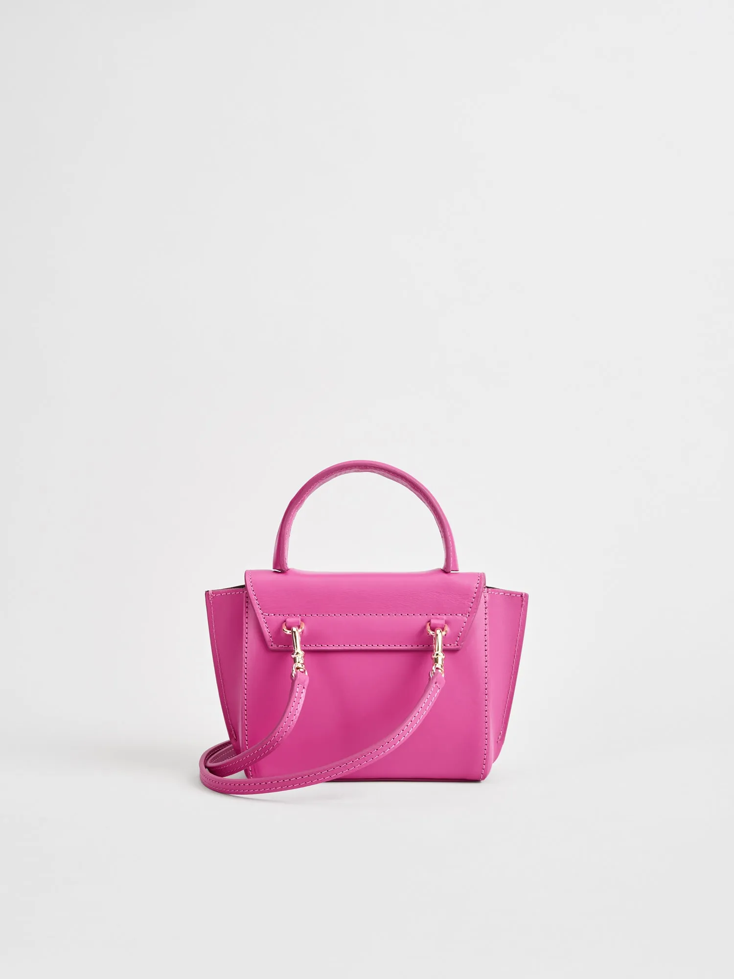 Montalcino Fuxia Leather Mini handbag sold by ATP Atelier product image thumbnail 3